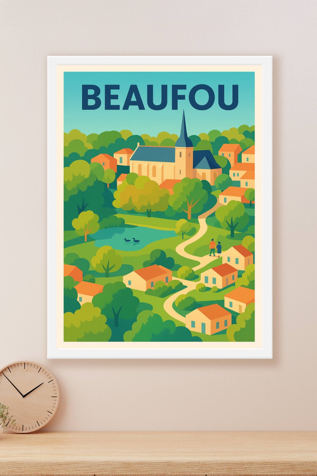 Affiche de Beaufou - Charme et sérénité d'un village paisible