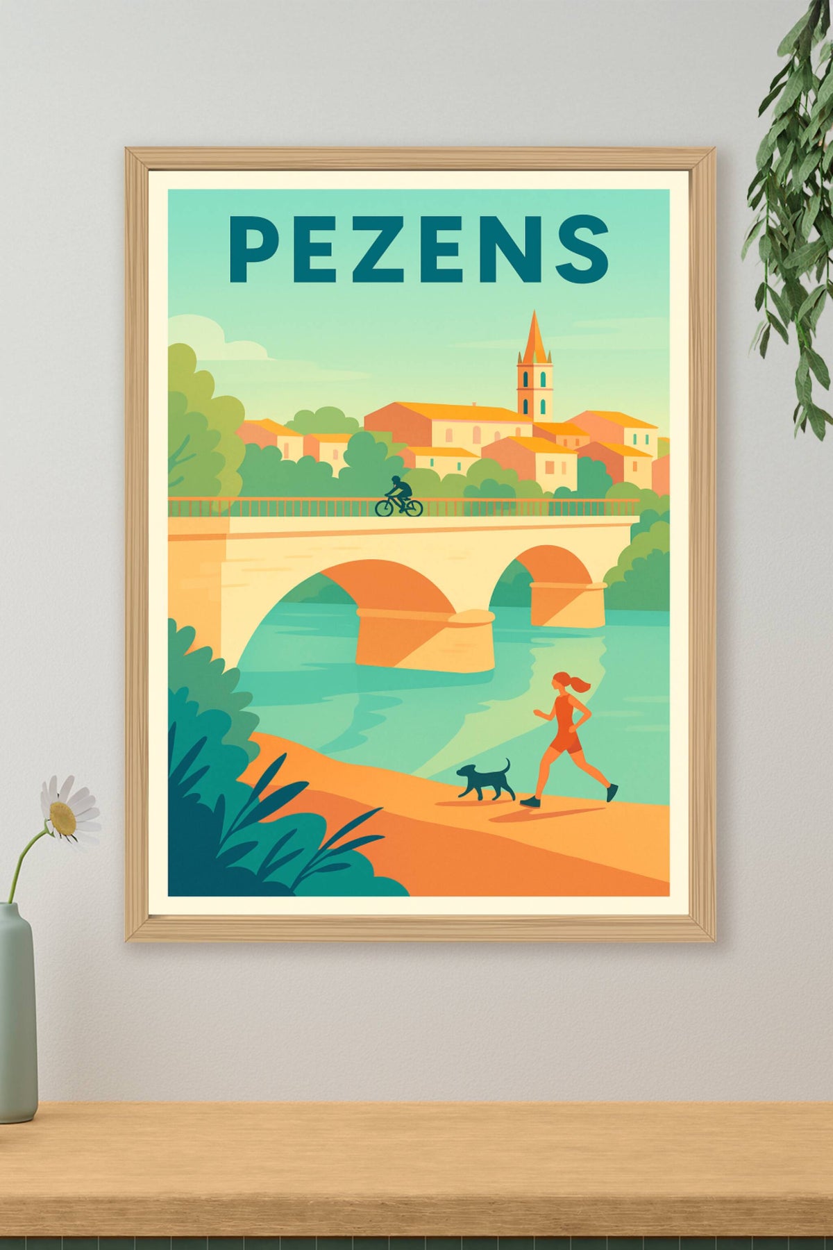 Affiche de Pezens - Harmonie entre nature et patrimoine