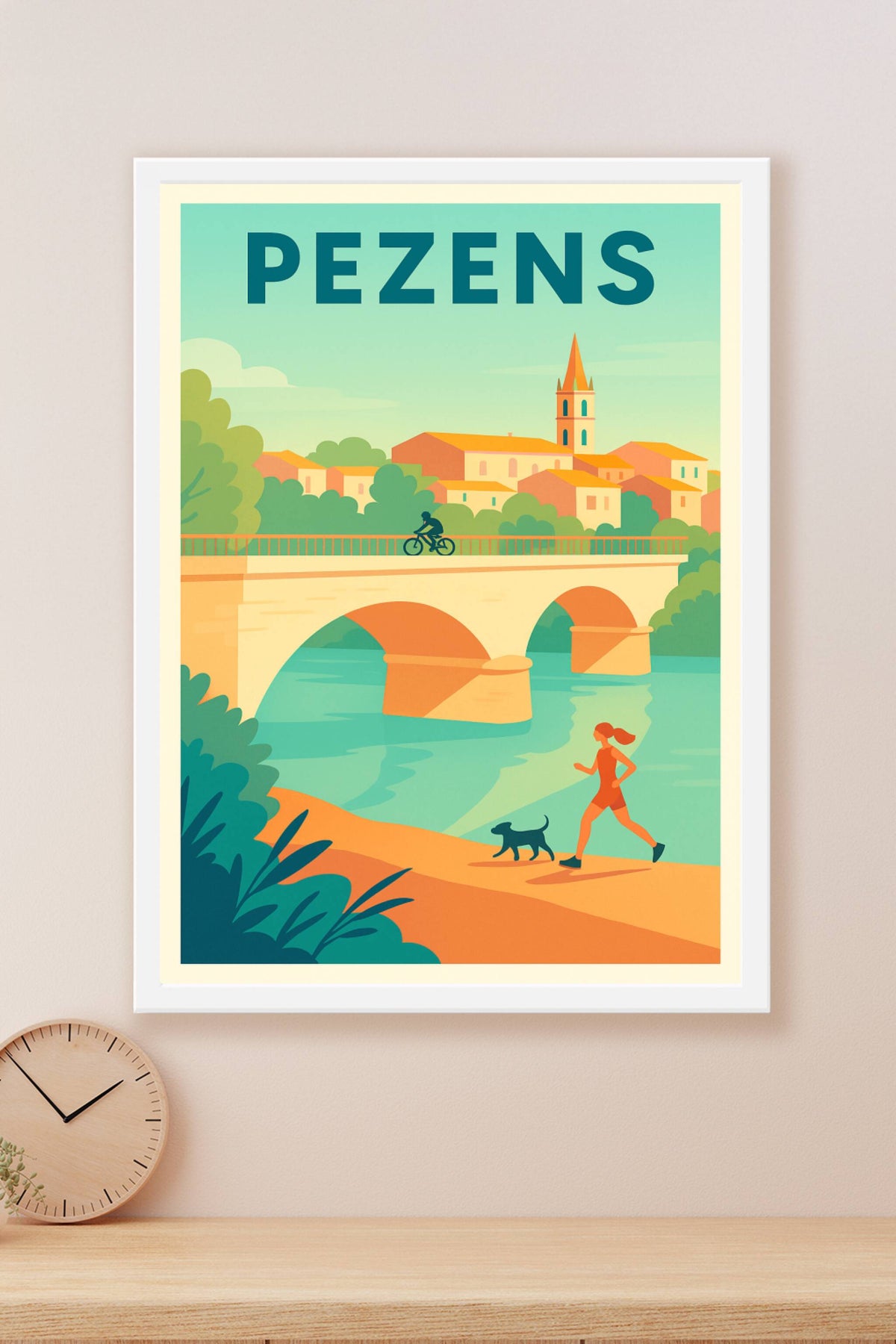 Affiche de Pezens - Harmonie entre nature et patrimoine