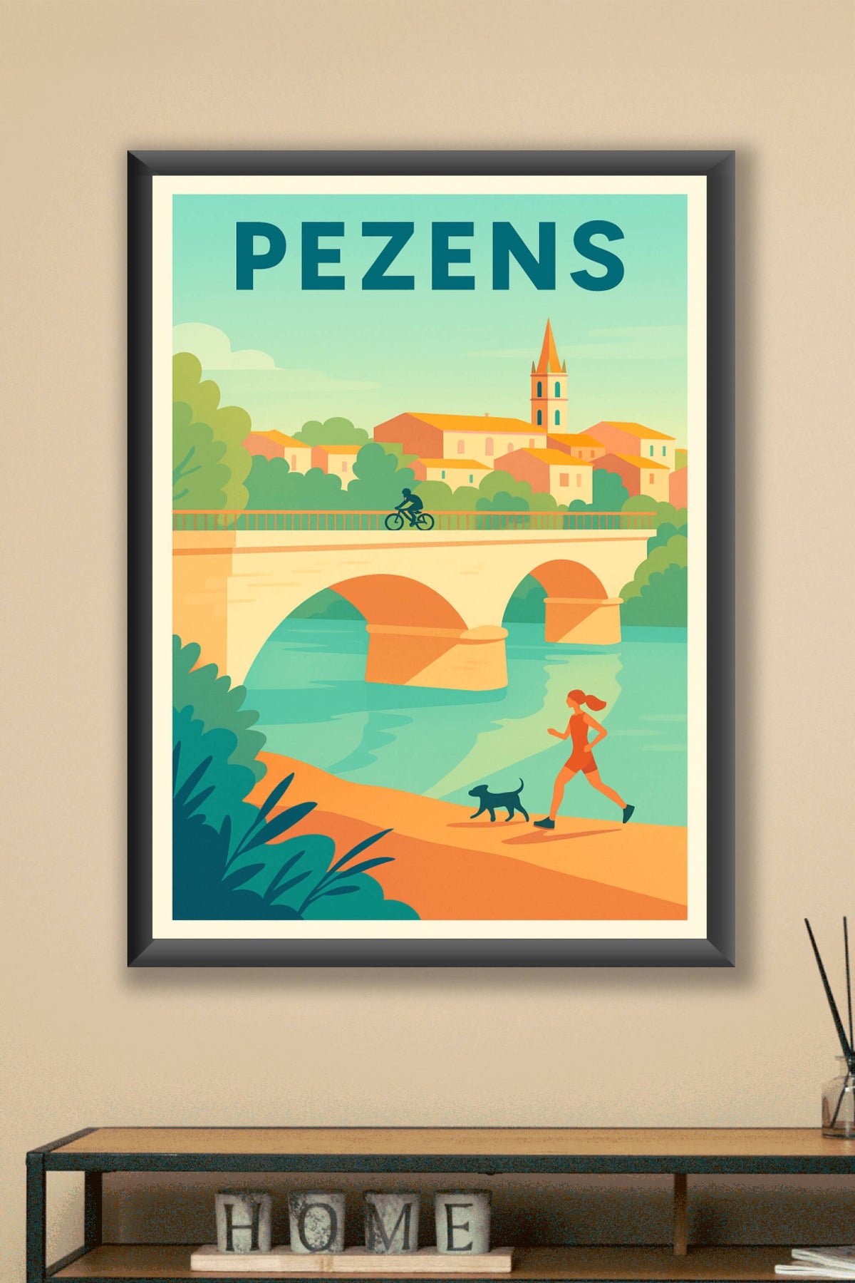 Affiche de Pezens - Harmonie entre nature et patrimoine