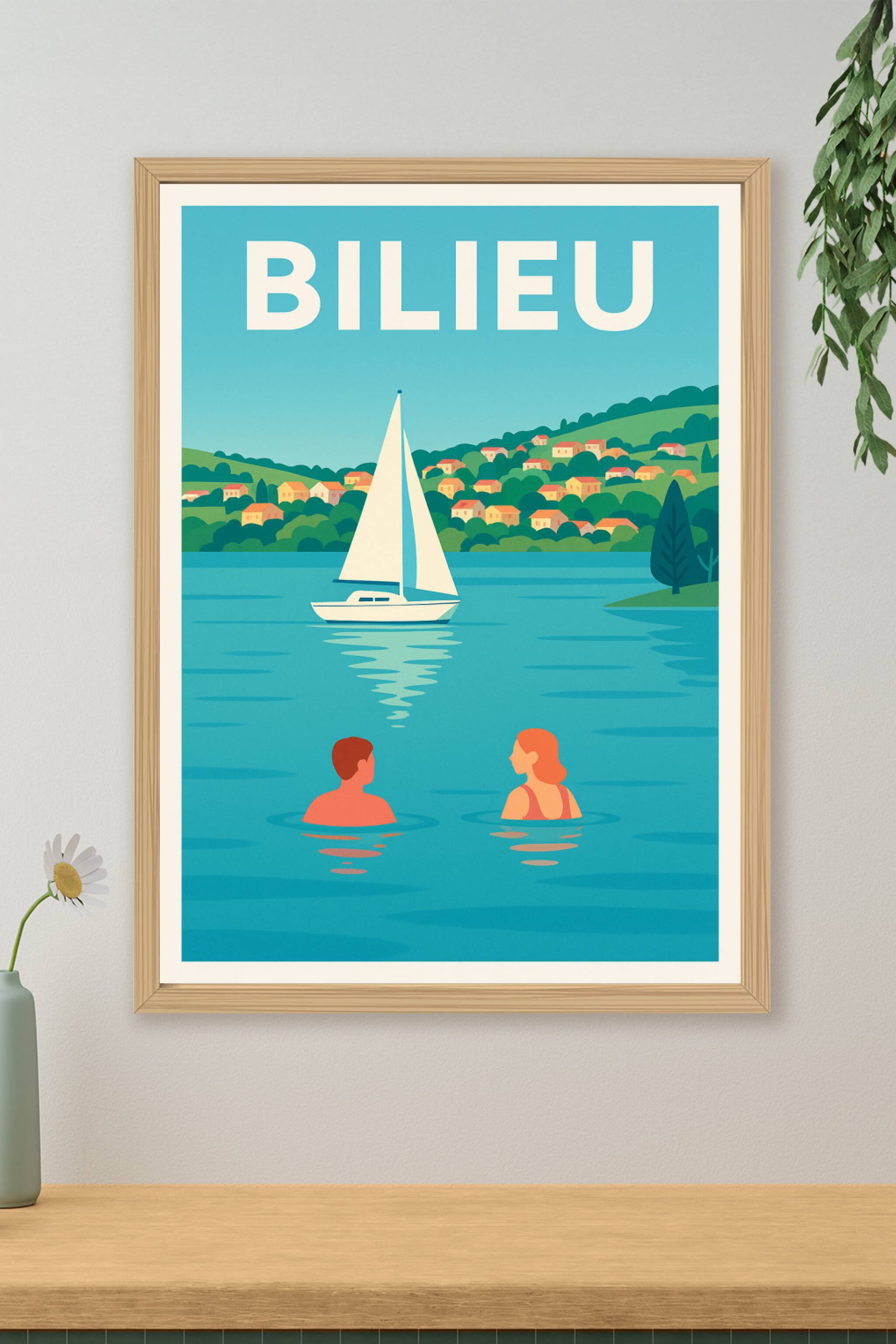 Affiche de Bilieu - Sérénité au fil de l'eau