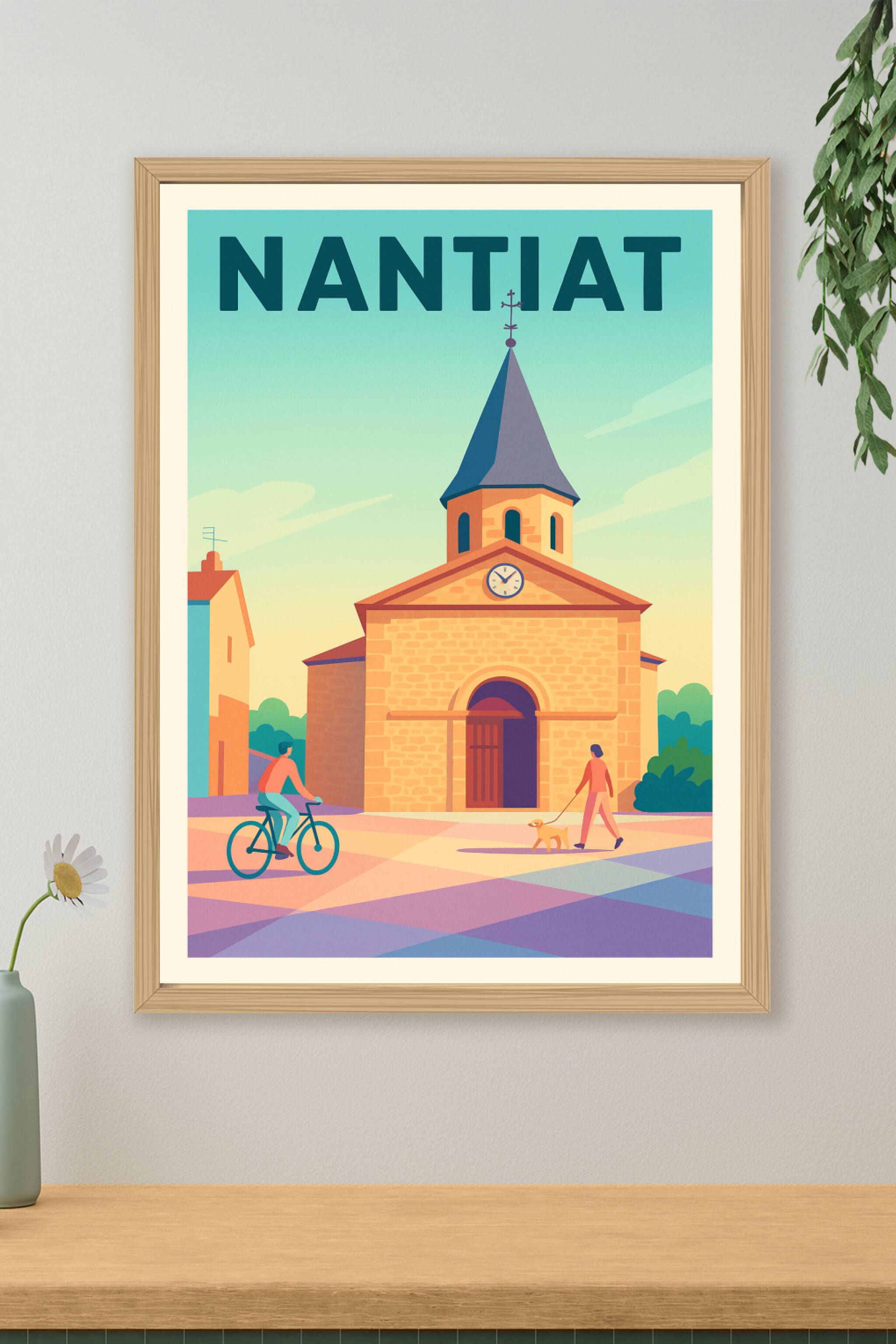 Affiche de Nantiat - Charme et sérénité au cœur du village