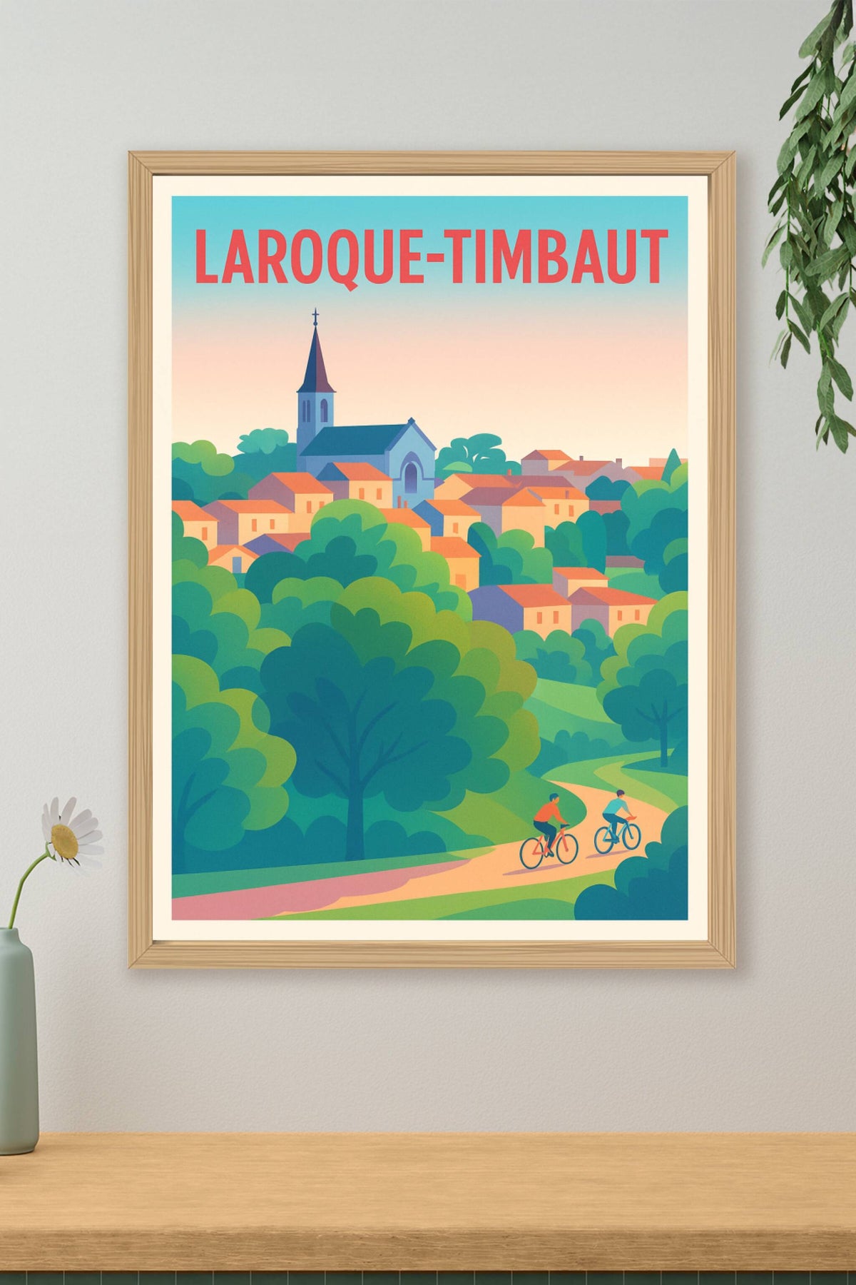 Affiche de Laroque-Timbaut - Charme paisible au cœur de la nature
