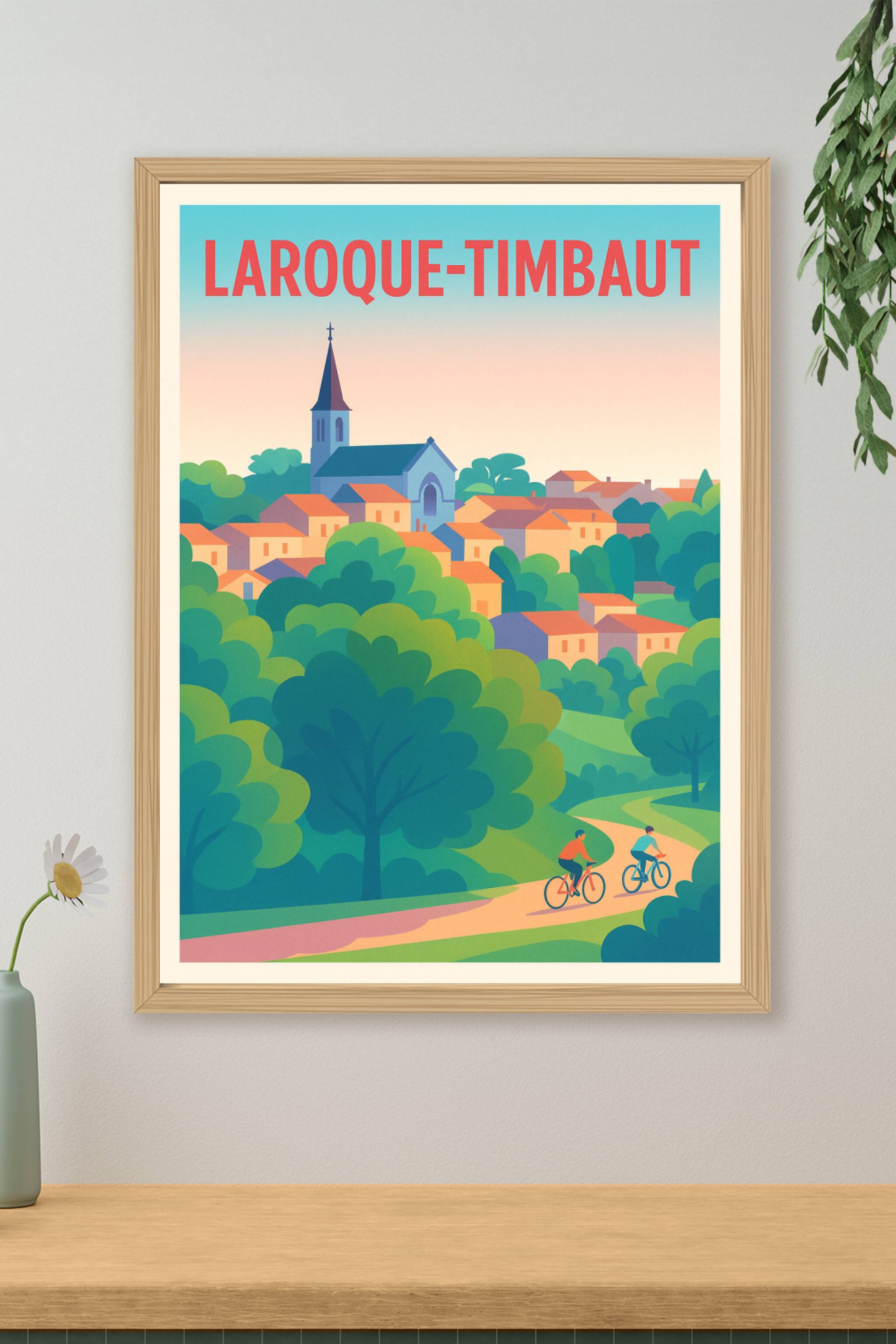 Affiche de Laroque-Timbaut - Charme paisible au cœur de la nature