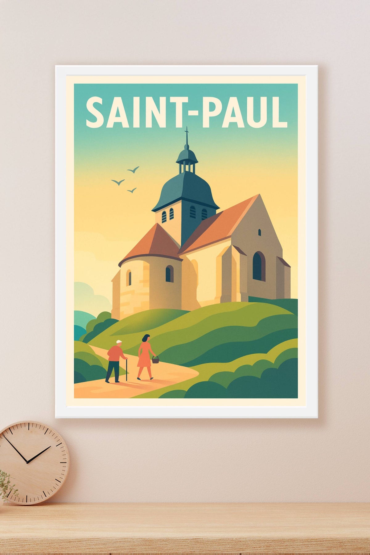 Affiche de Saint-Paul - Charme et sérénité au cœur de la campagne