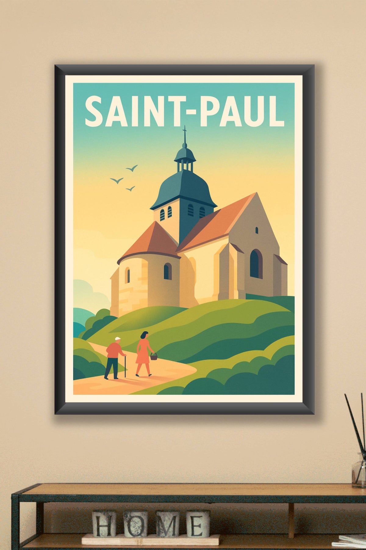 Affiche de Saint-Paul - Charme et sérénité au cœur de la campagne