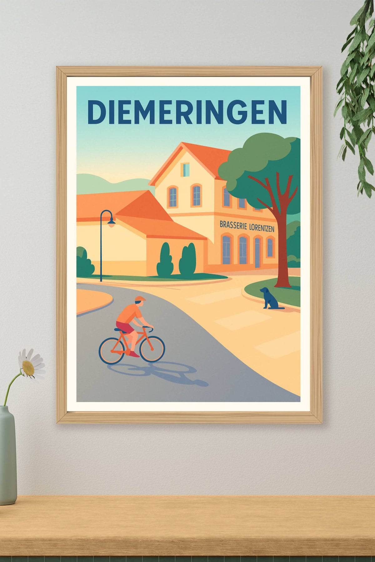 Affiche de Diemeringen - Charme et douceur de la campagne alsacienne