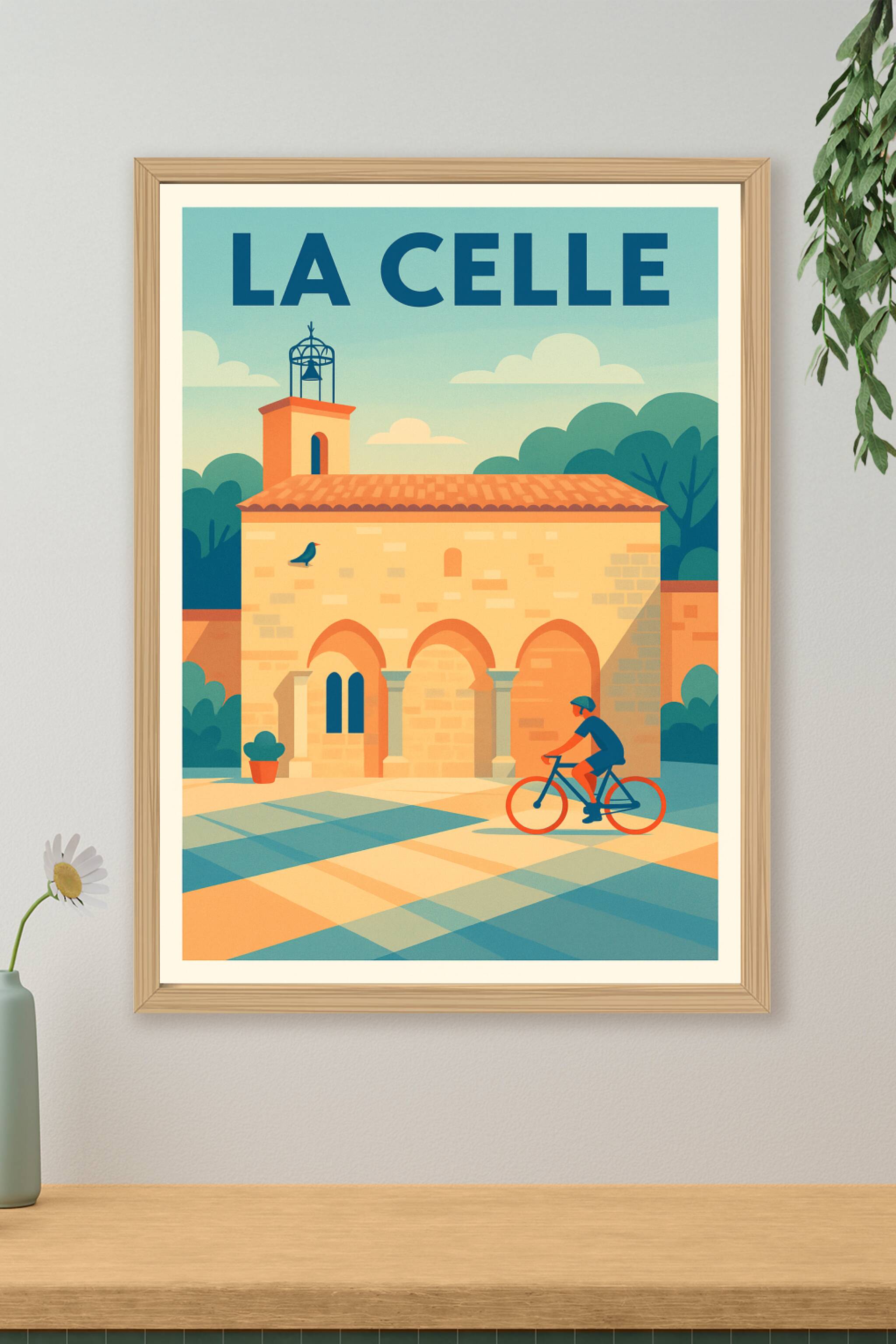 Affiche de La Celle - Douceur provençale à vélo