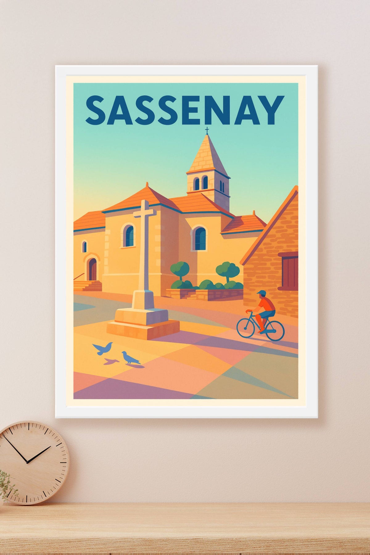 Affiche de Sassenay - Un voyage paisible au cœur du village