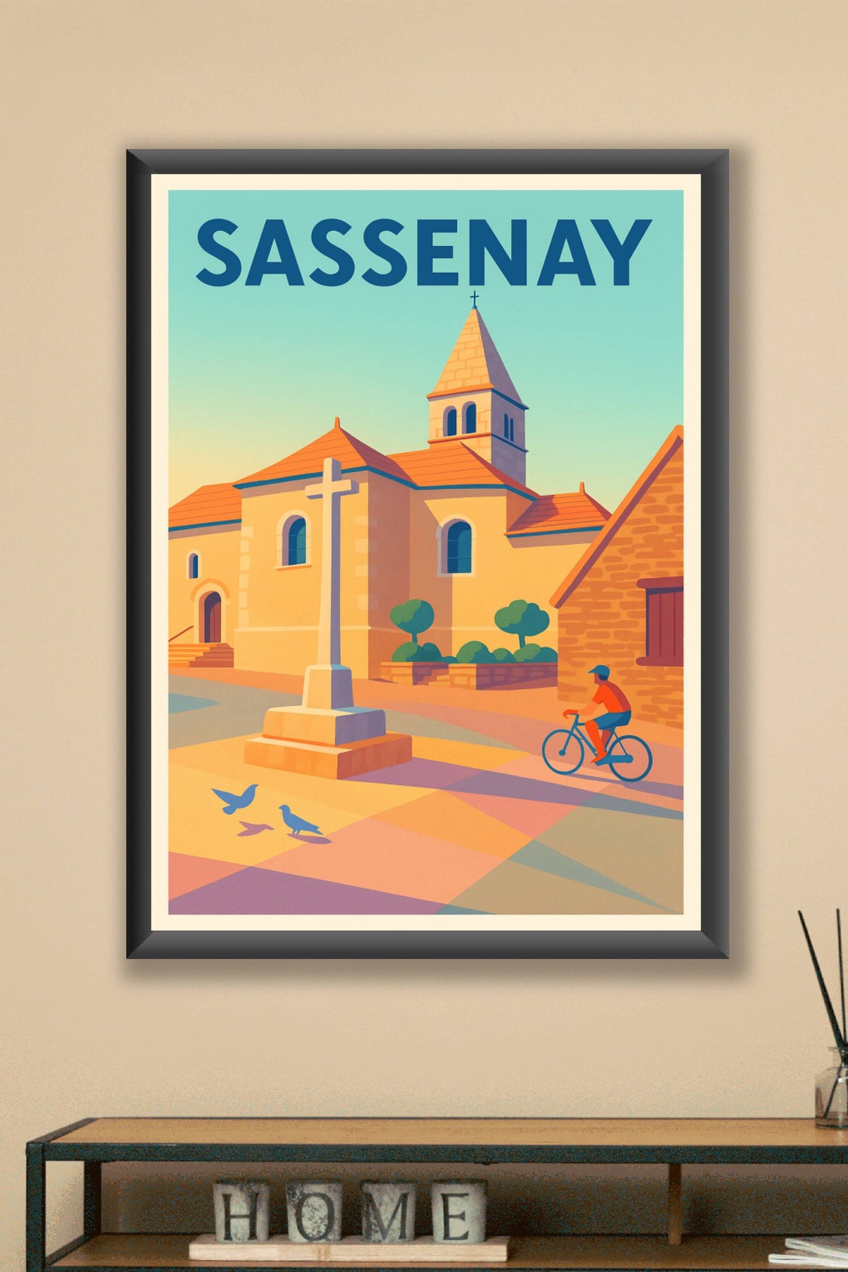 Affiche de Sassenay - Un voyage paisible au cœur du village