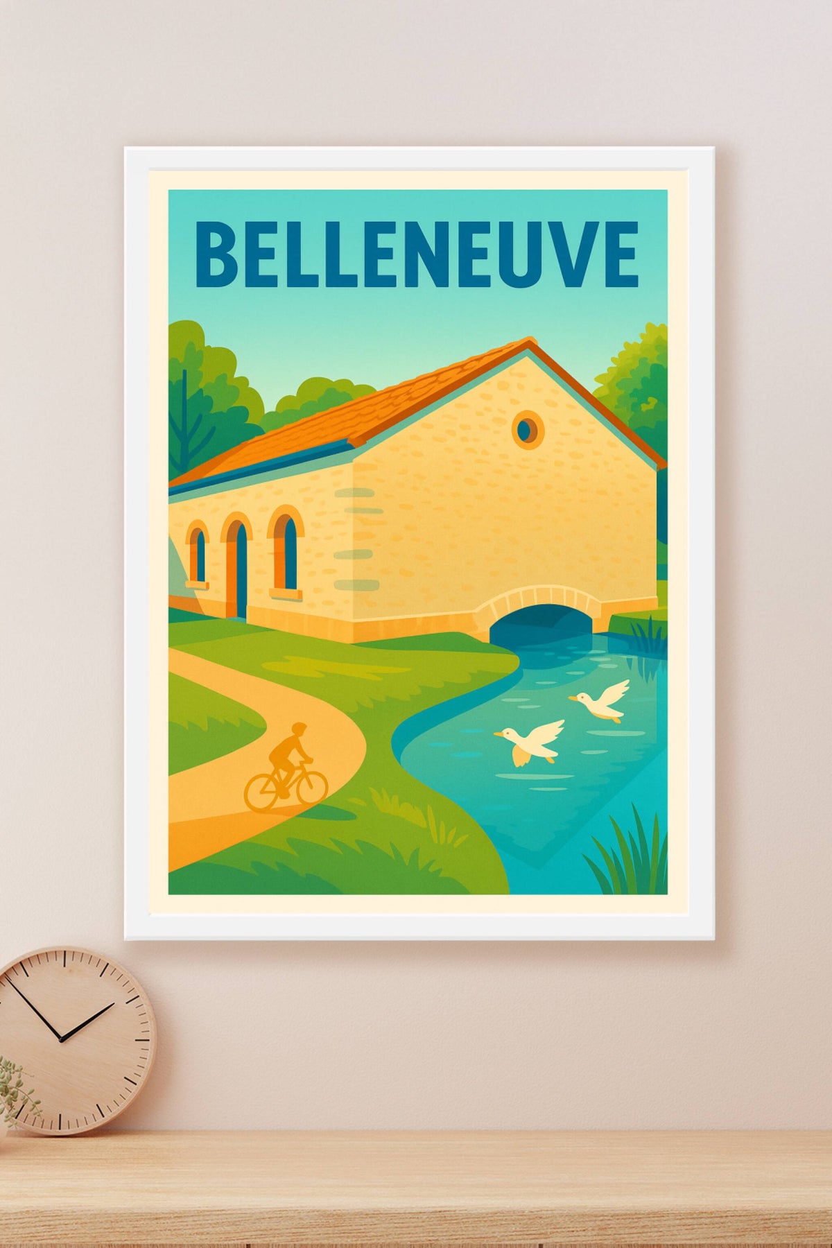 Affiche de Belleneuve - Sérénité au bord de l'eau