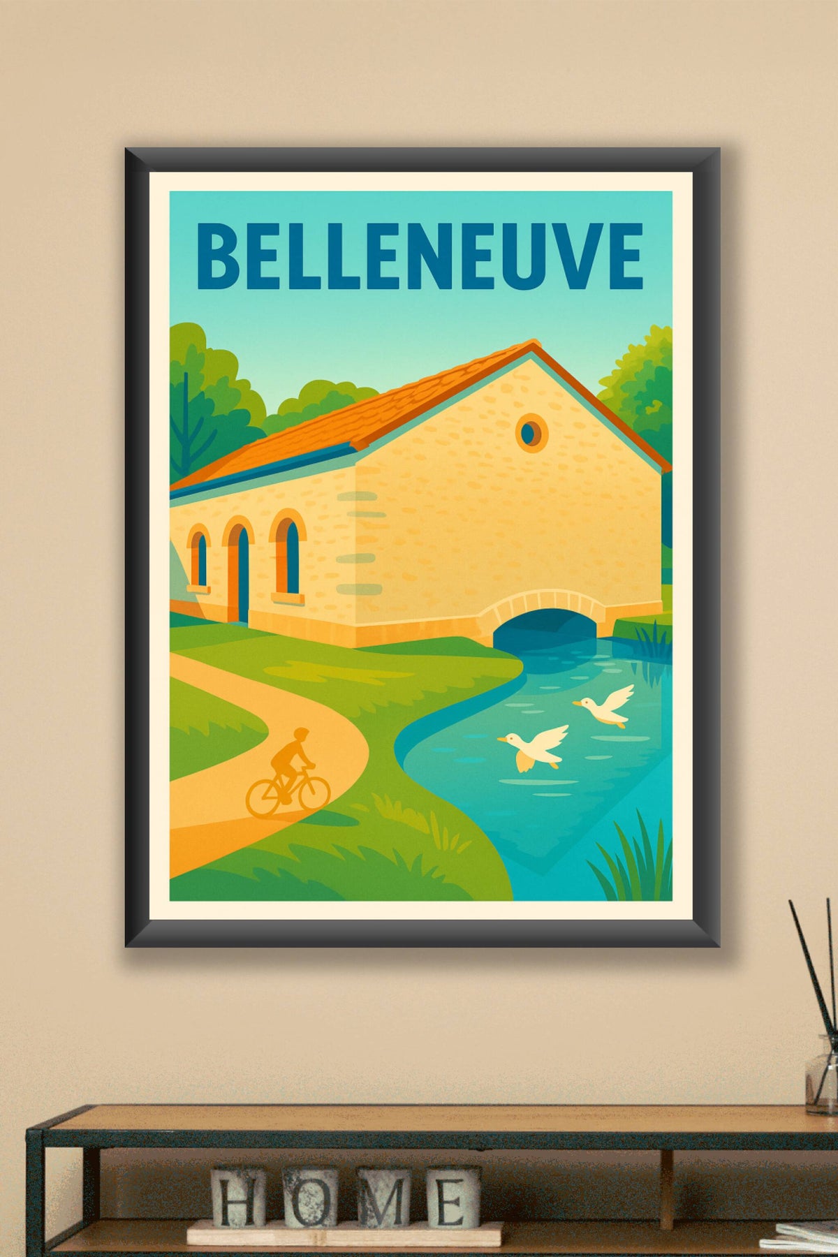 Affiche de Belleneuve - Sérénité au bord de l'eau