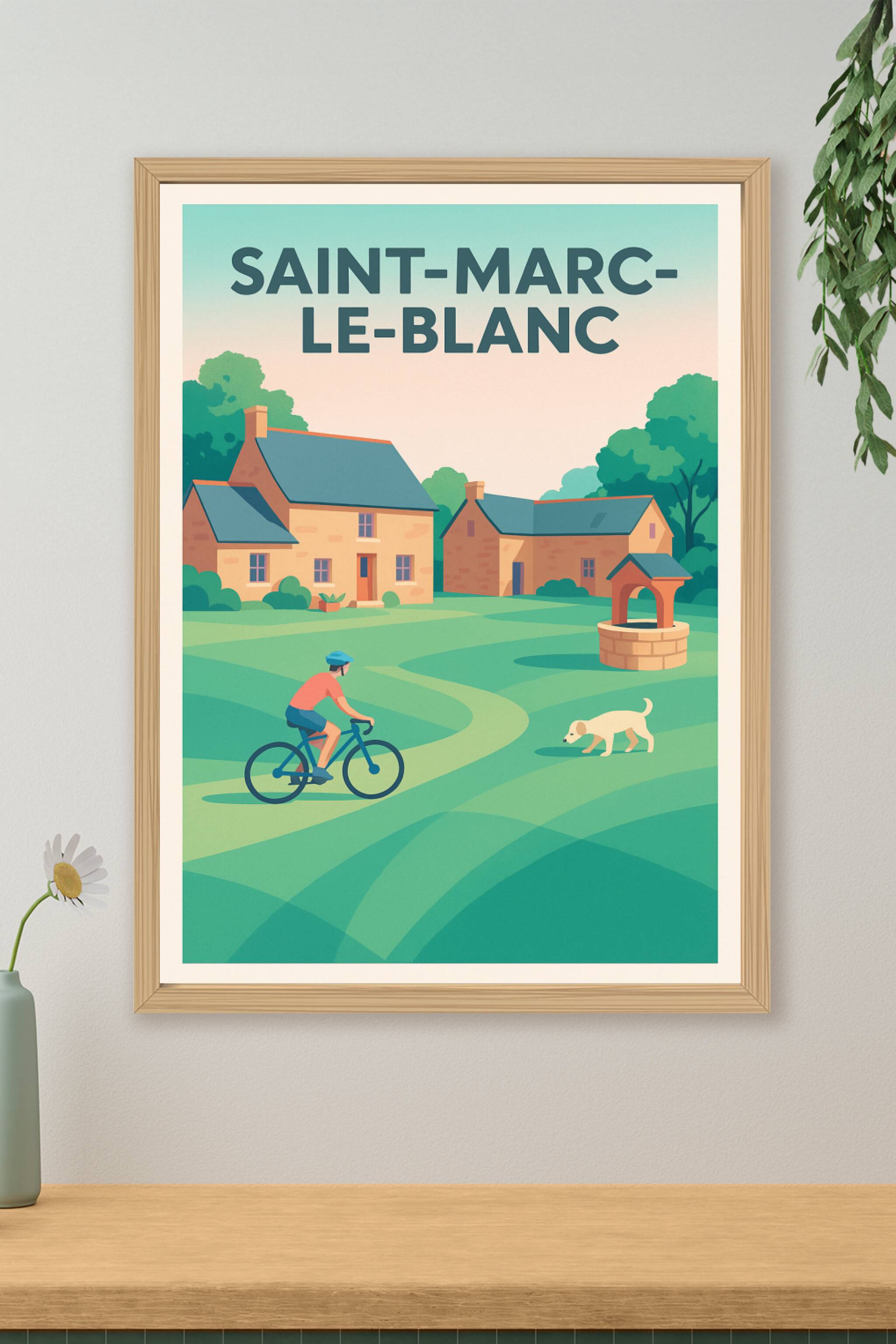 Affiche de Saint-Marc-le-Blanc - Charme bucolique et douceur de vivre