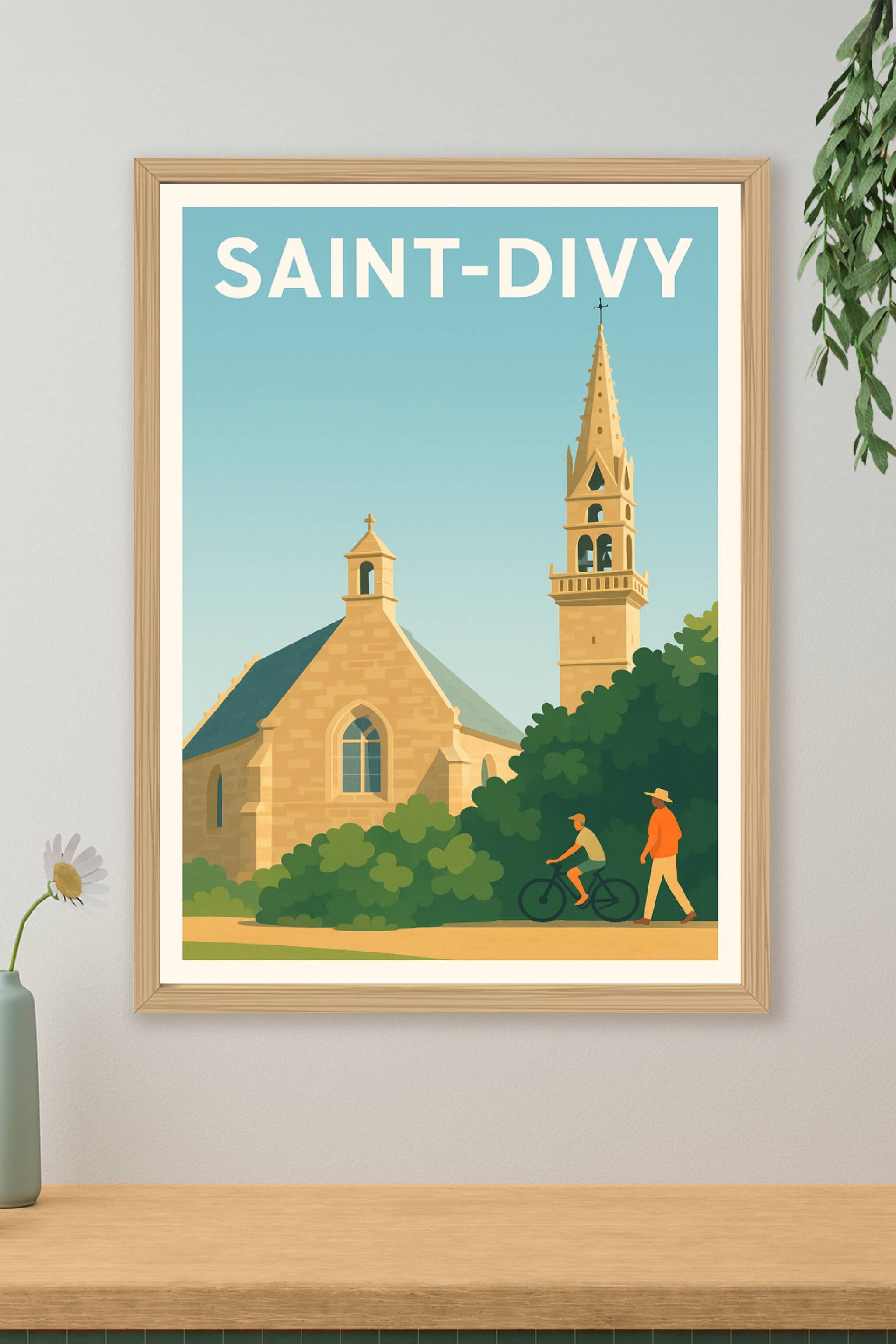 Affiche de Saint-Divy - Charme et sérénité bretonne