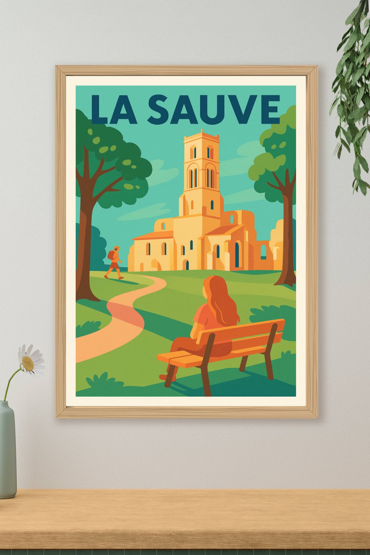 Affiche de La Sauve - Tranquillité et patrimoine au cœur de la nature