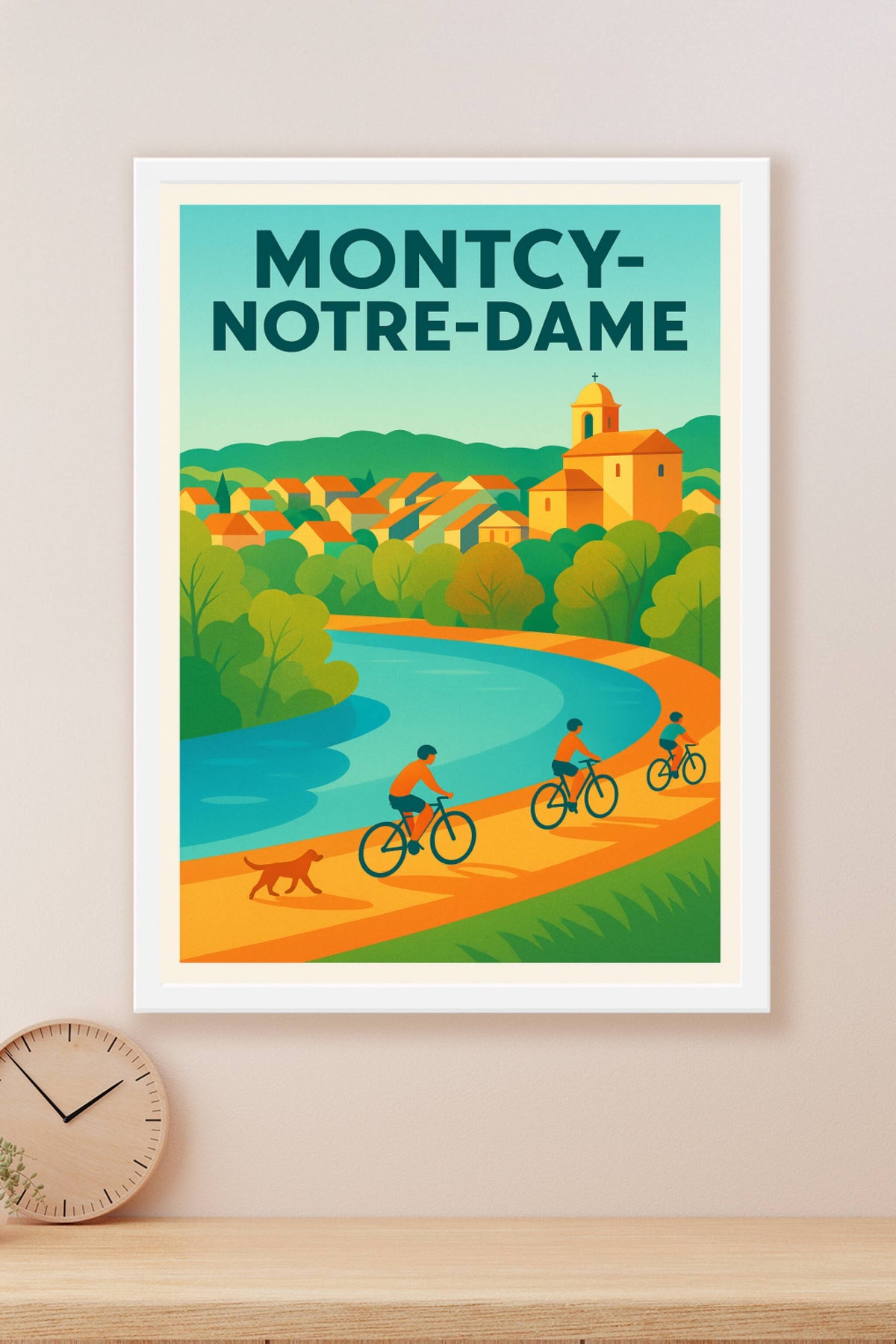 Affiche de Montcy-Notre-Dame - Balade tranquille au bord de l'eau