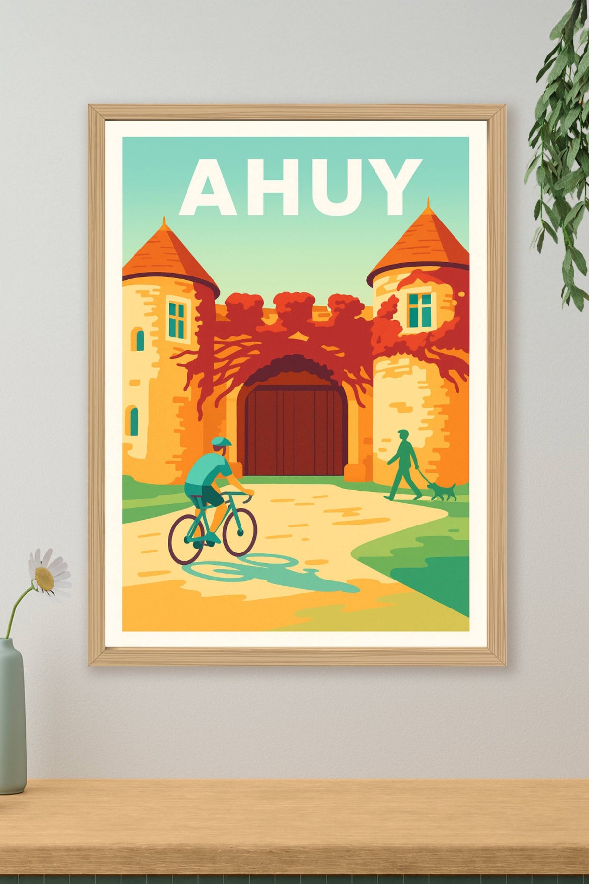 Affiche de Ahuy - Charme historique et douceur de vivre