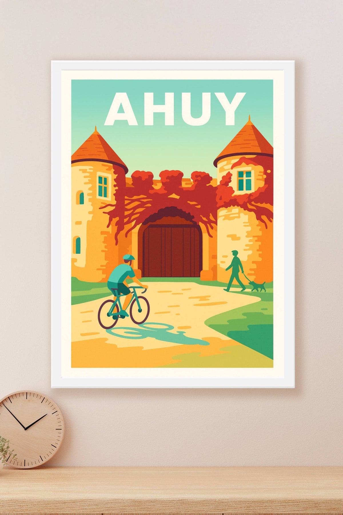 Affiche de Ahuy - Charme historique et douceur de vivre