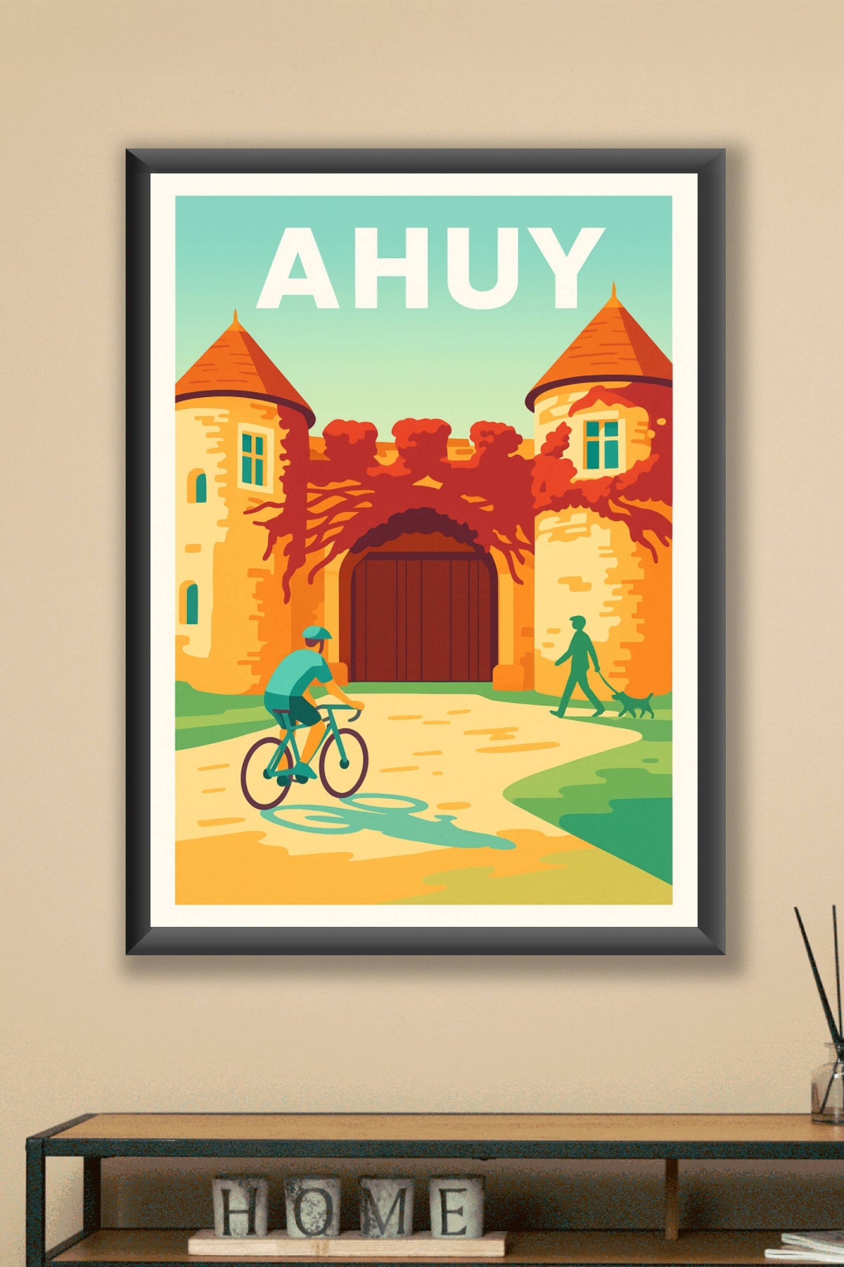 Affiche de Ahuy - Charme historique et douceur de vivre