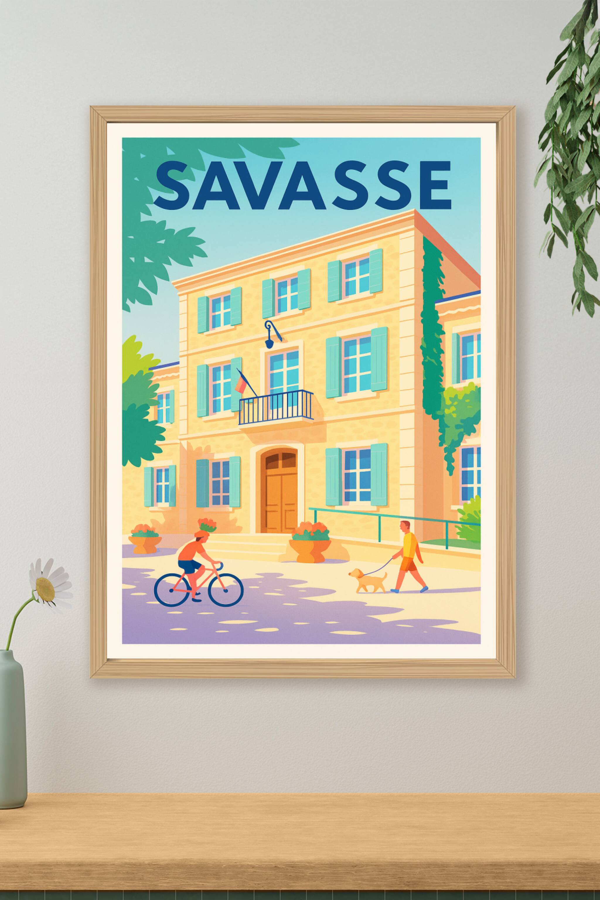 Affiche de Savasse - Charme et douceur de la vie provençale