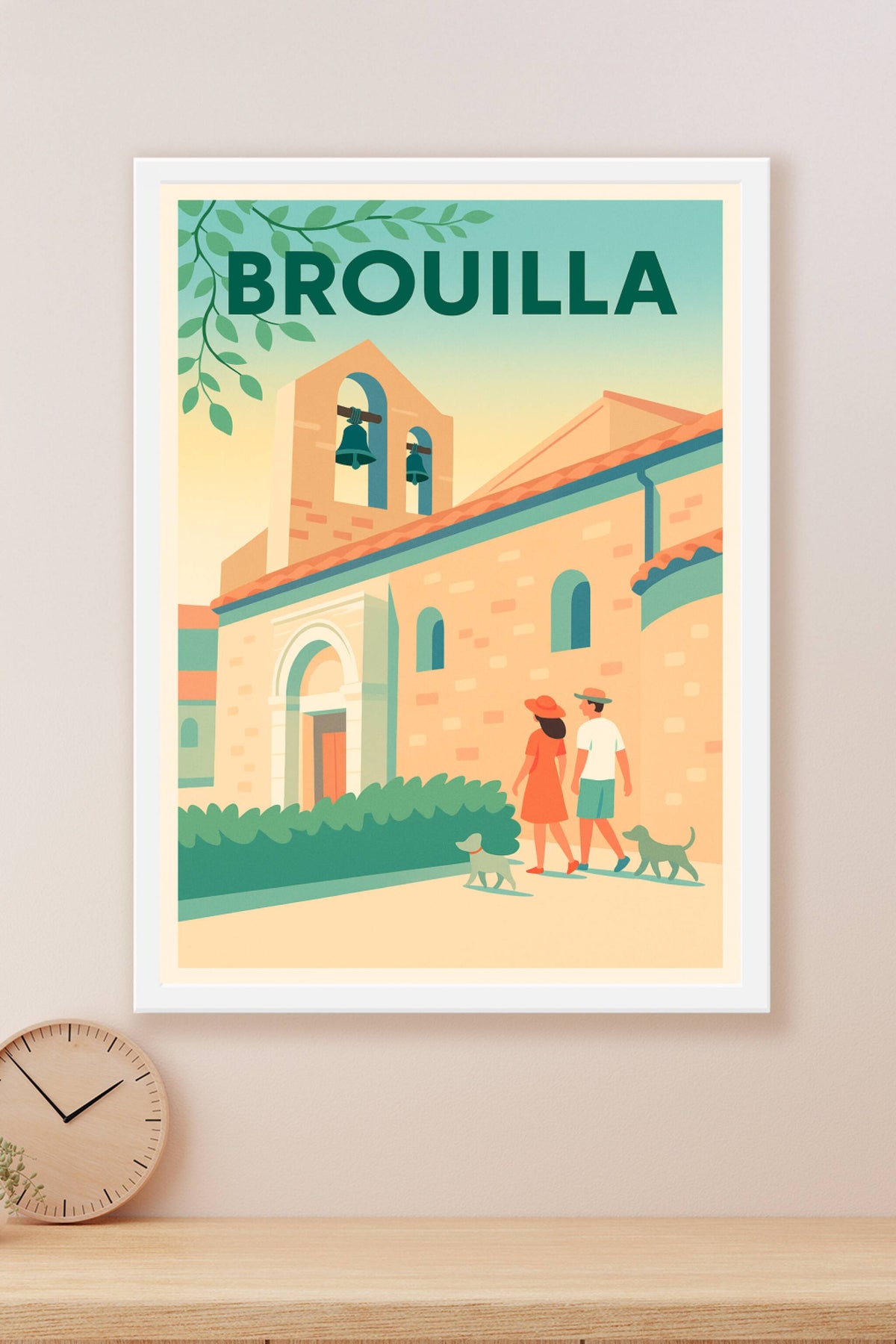 Affiche de Brouilla - Charme et douceur au village