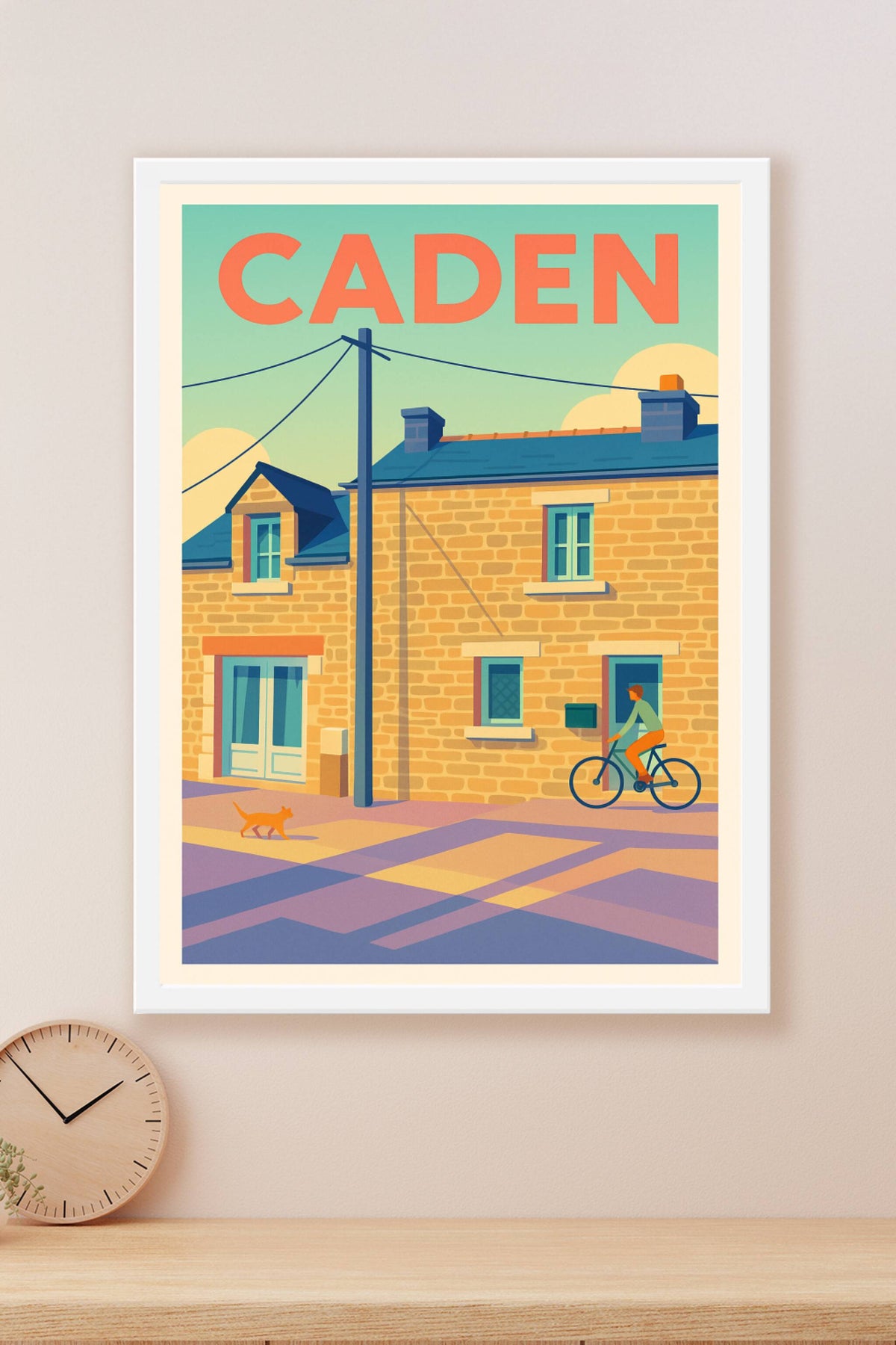 Affiche de Caden - Douceur et lumière d'un village breton