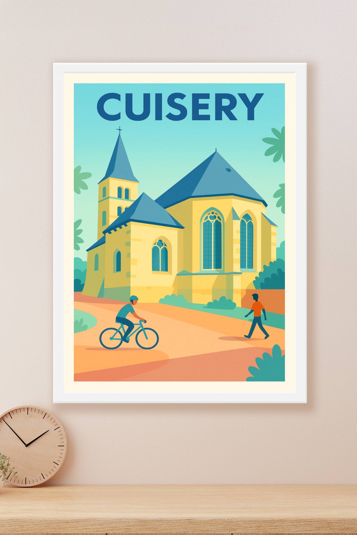 Affiche de Cuisery - L'élégance paisible du patrimoine architectural
