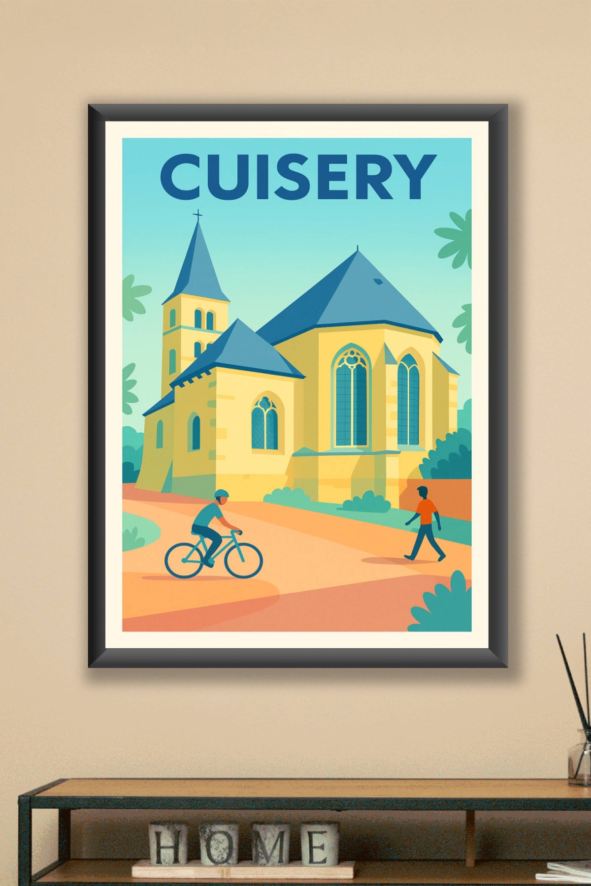 Affiche de Cuisery - L'élégance paisible du patrimoine architectural