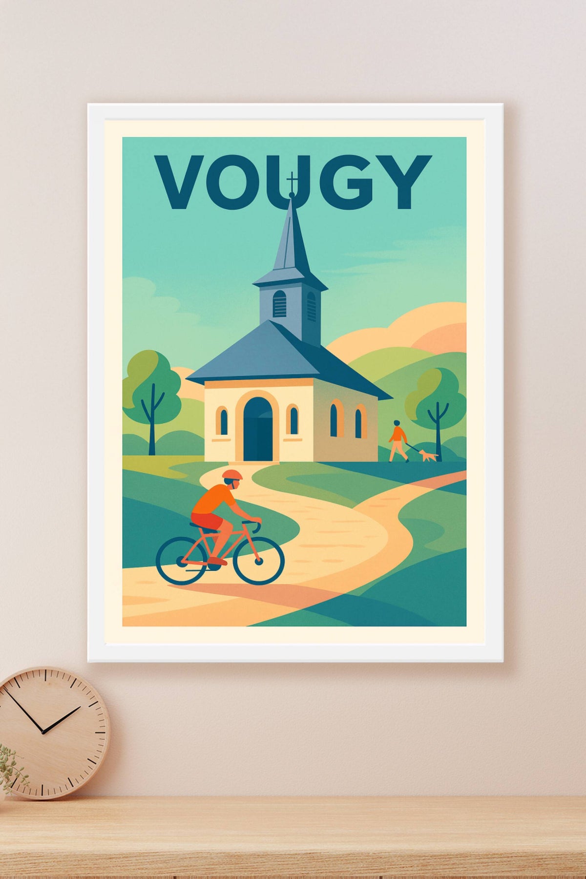 Affiche de Vougy - Charme bucolique et douceur de vivre