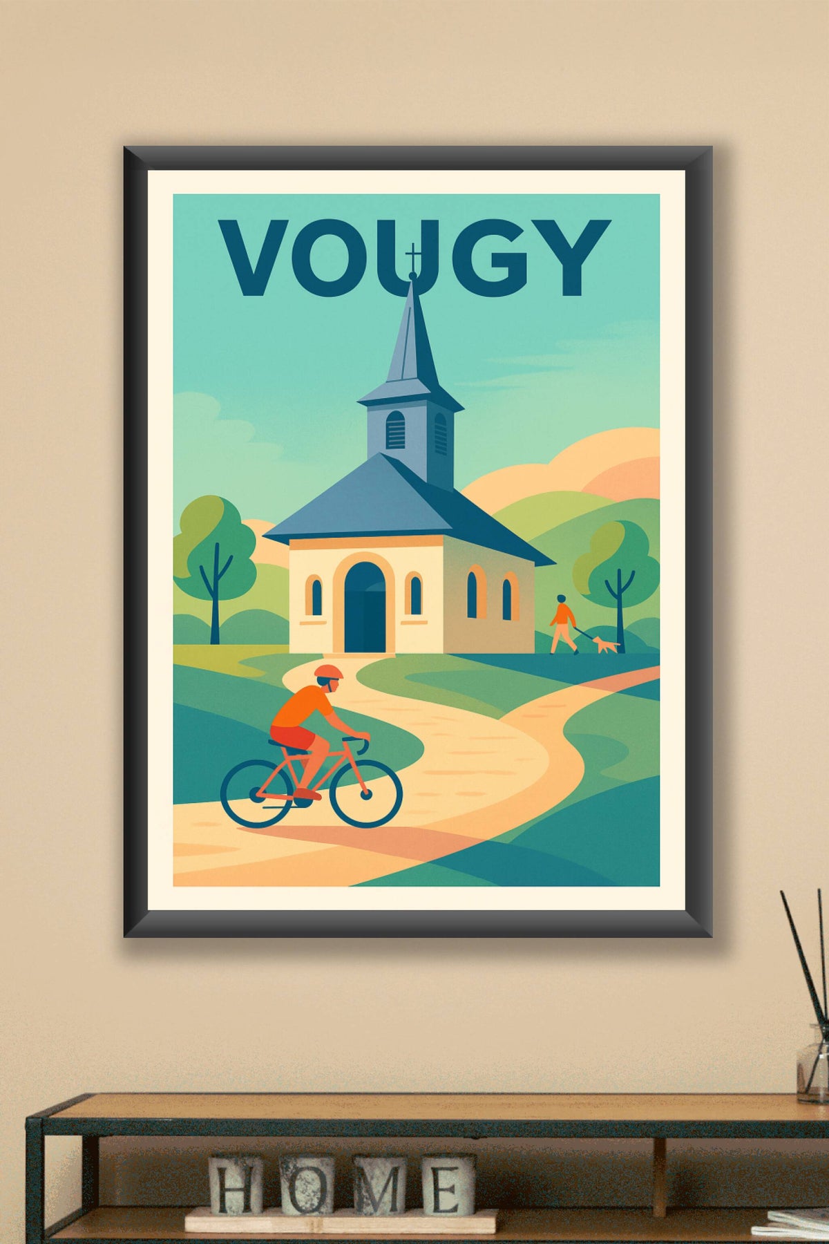 Affiche de Vougy - Charme bucolique et douceur de vivre