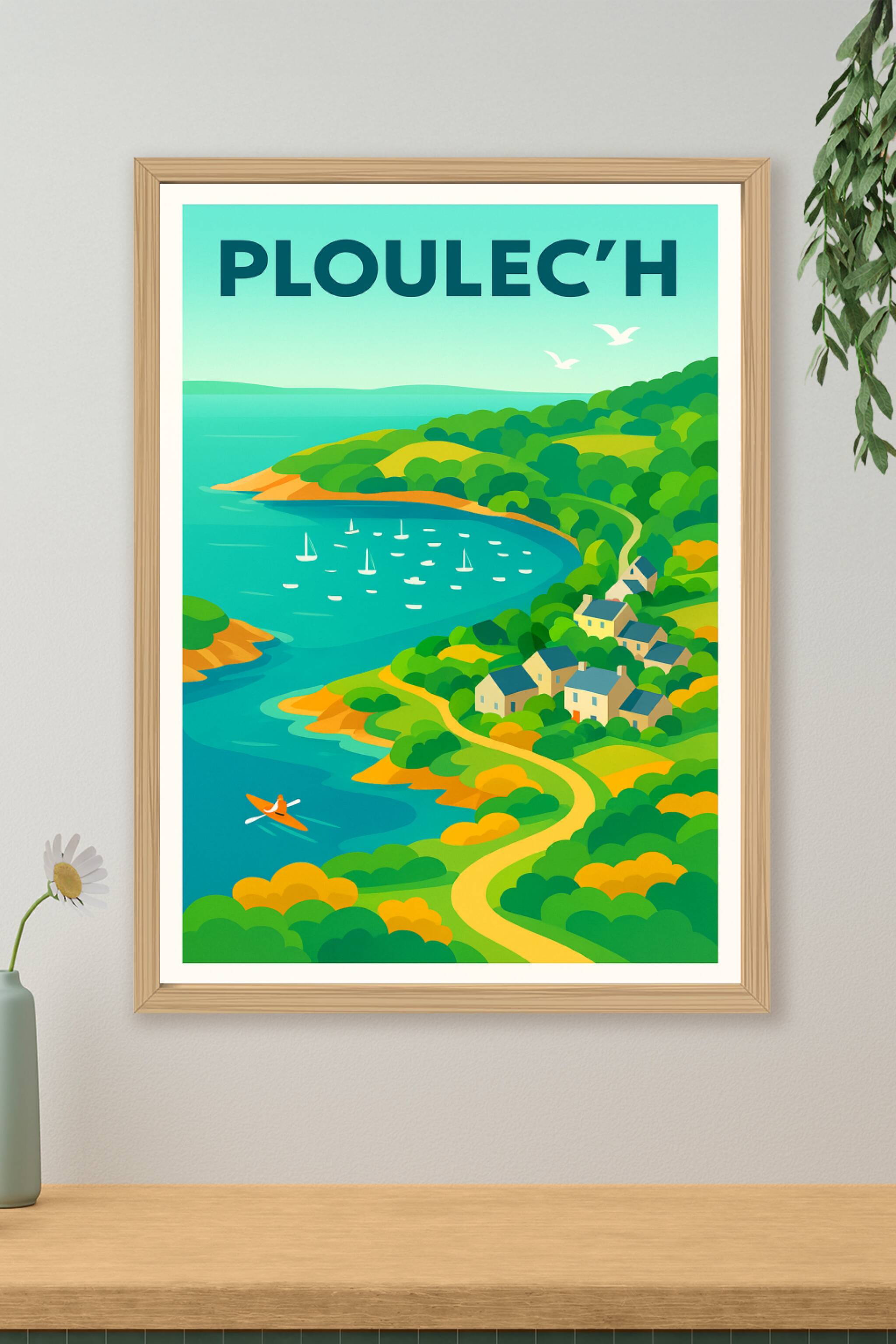 Affiche de Ploulec'h - Escapade sereine en bord de mer