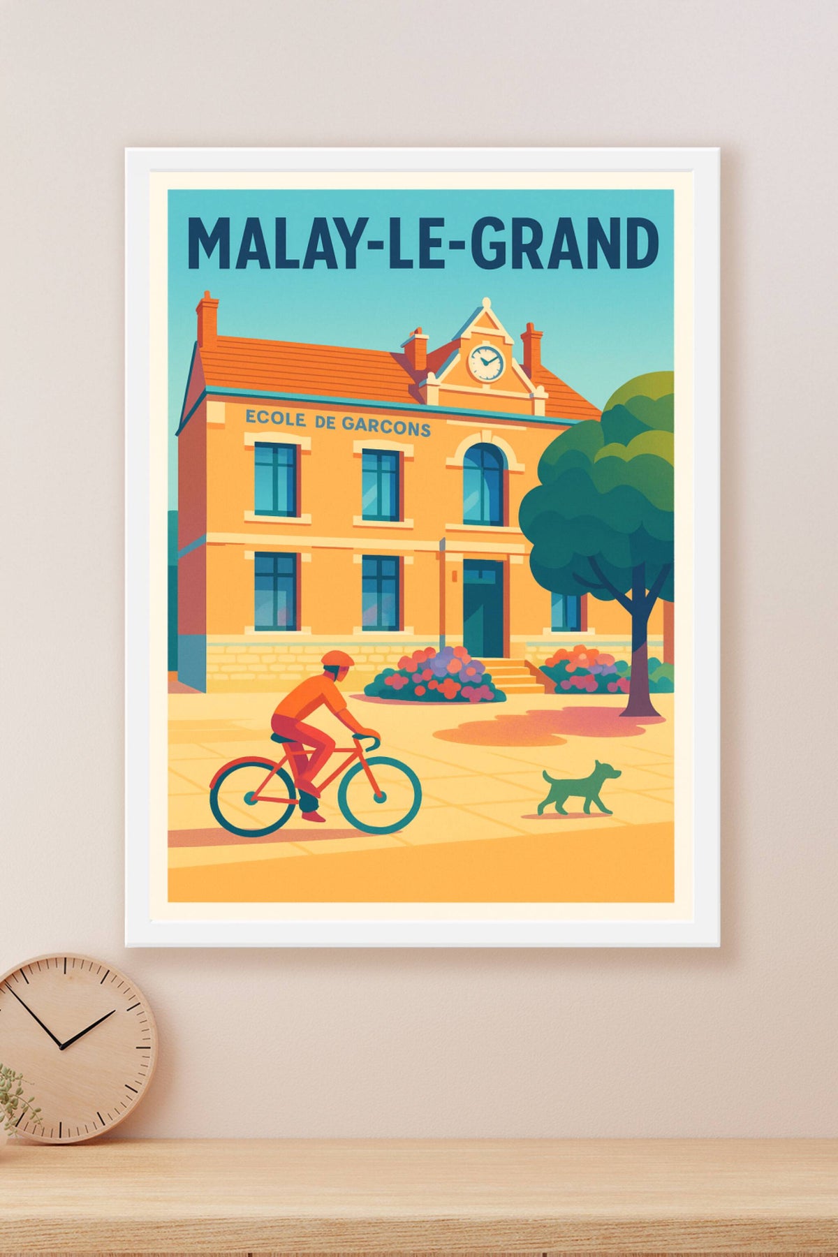 Affiche de Malay-le-Grand - Charme tranquille et patrimoine local
