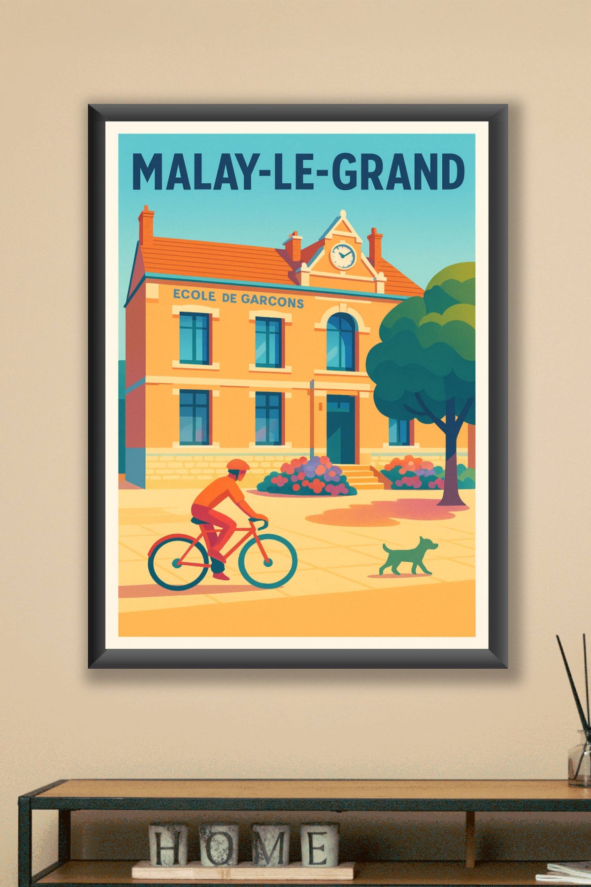 Affiche de Malay-le-Grand - Charme tranquille et patrimoine local