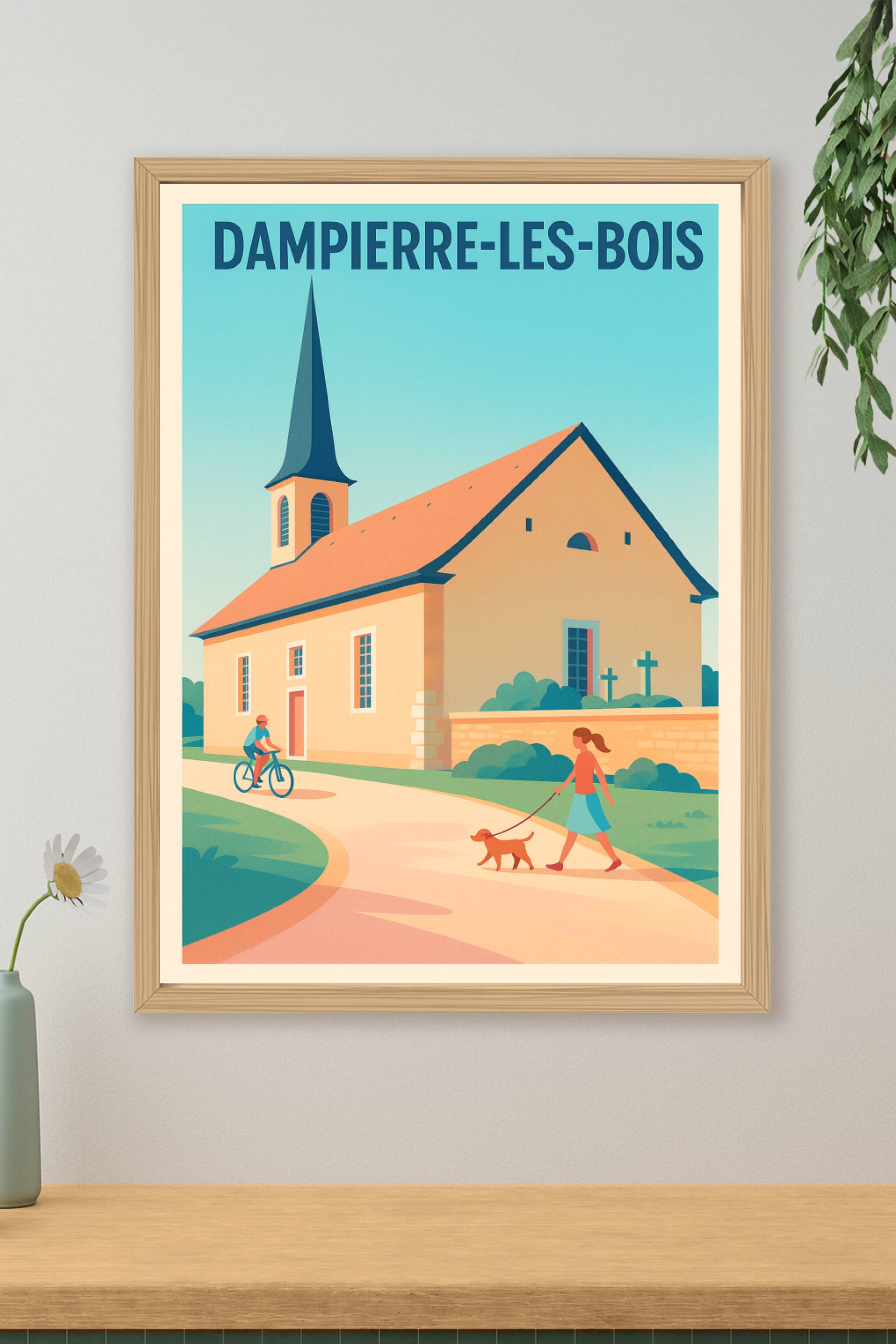 Affiche de Dampierre-les-Bois - Charme paisible et nature authentique