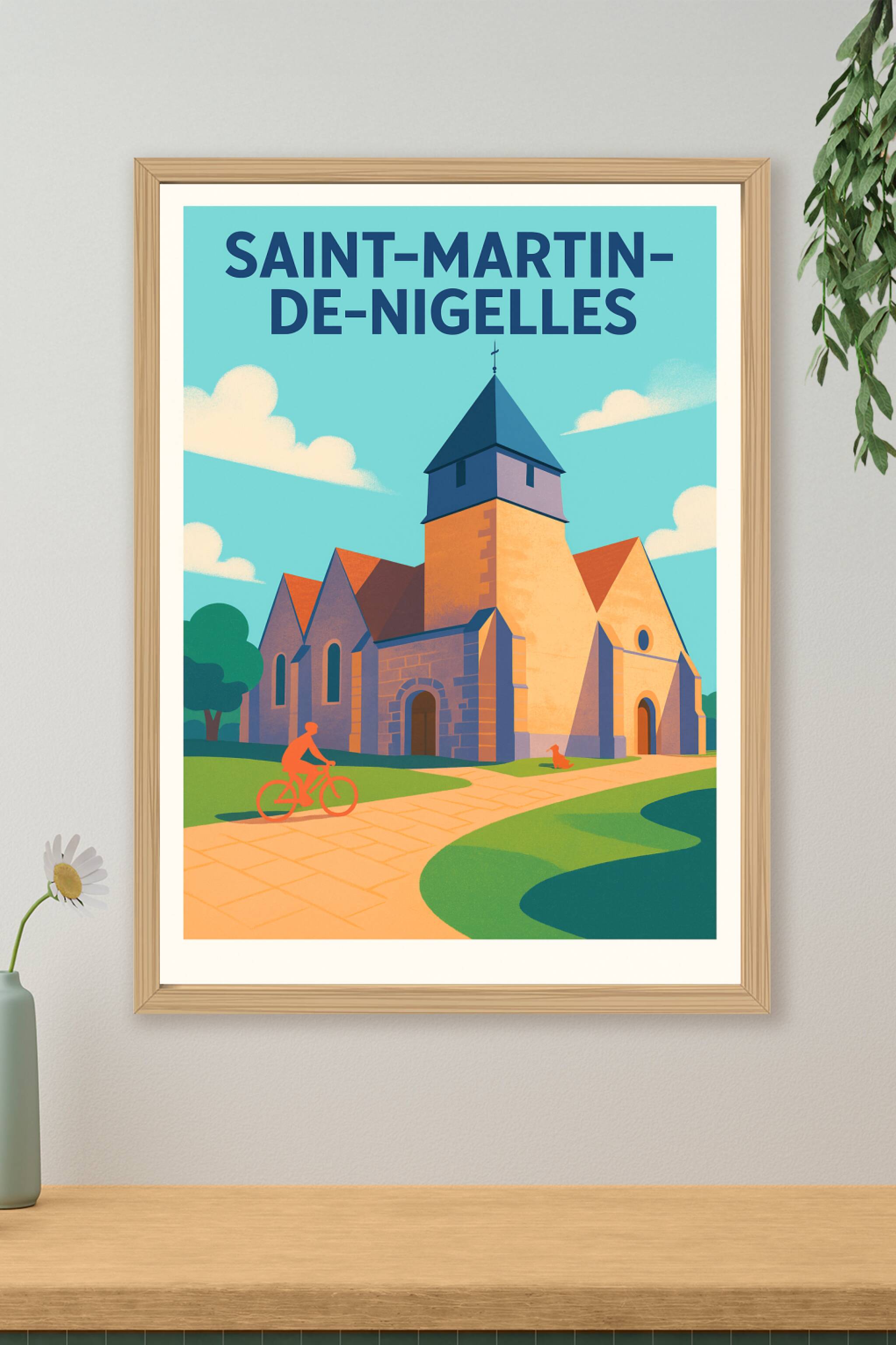 Affiche de Saint-Martin-de-Nigelles - Charme et sérénité pastorale