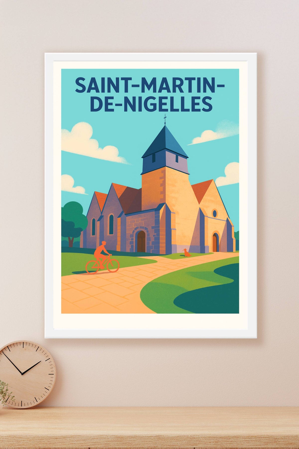 Affiche de Saint-Martin-de-Nigelles - Charme et sérénité pastorale