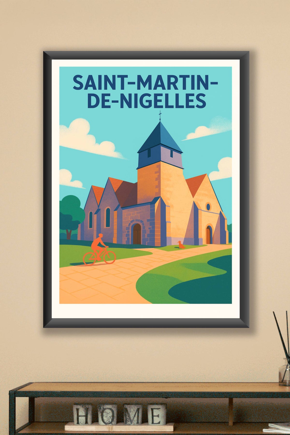 Affiche de Saint-Martin-de-Nigelles - Charme et sérénité pastorale