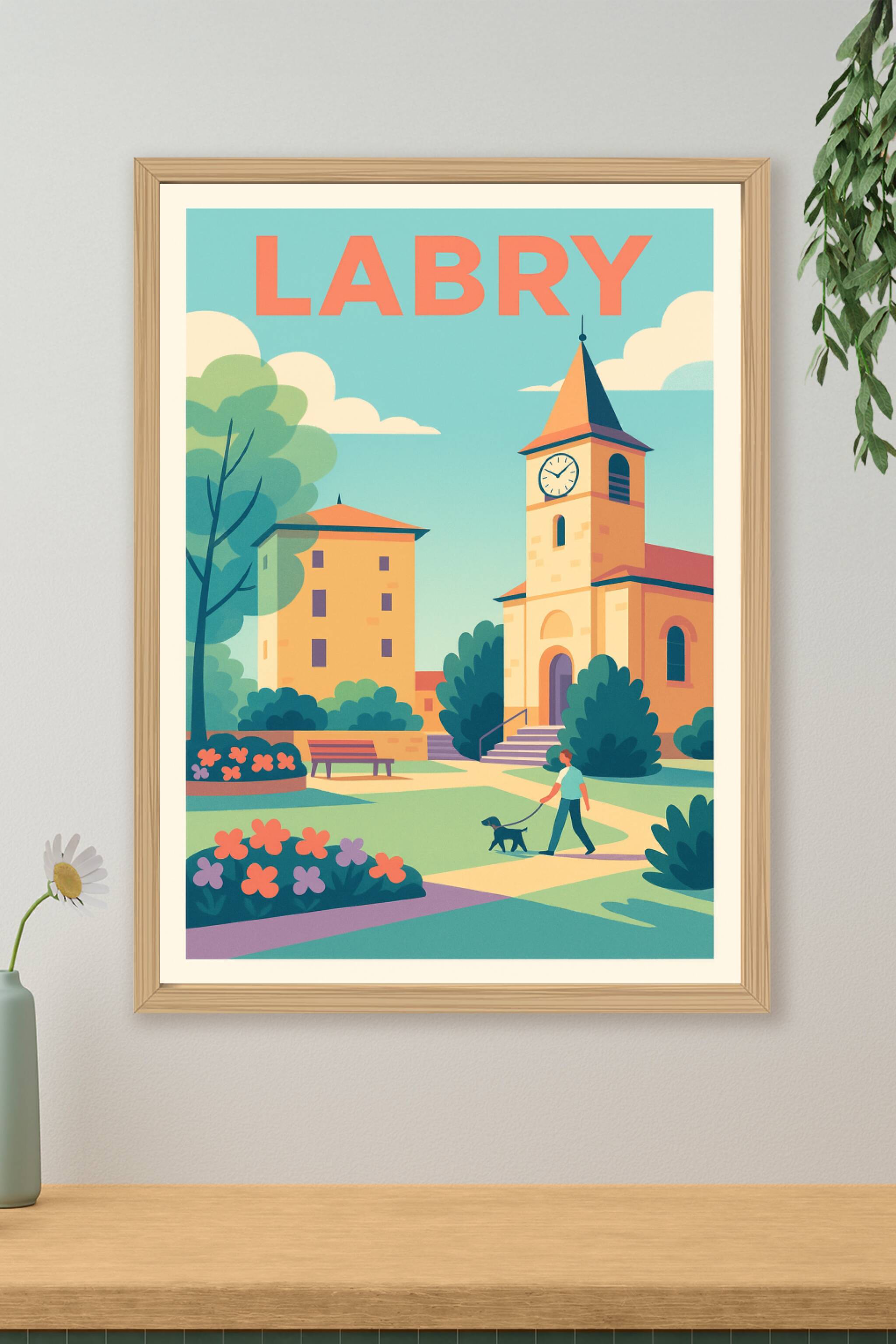 Affiche de Labry - Charme et sérénité au cœur du village