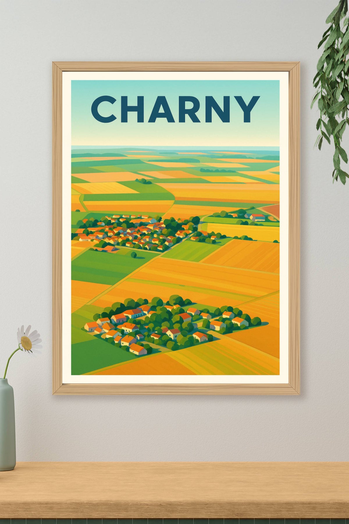 Affiche de Charny - Harmonie champêtre en affiches