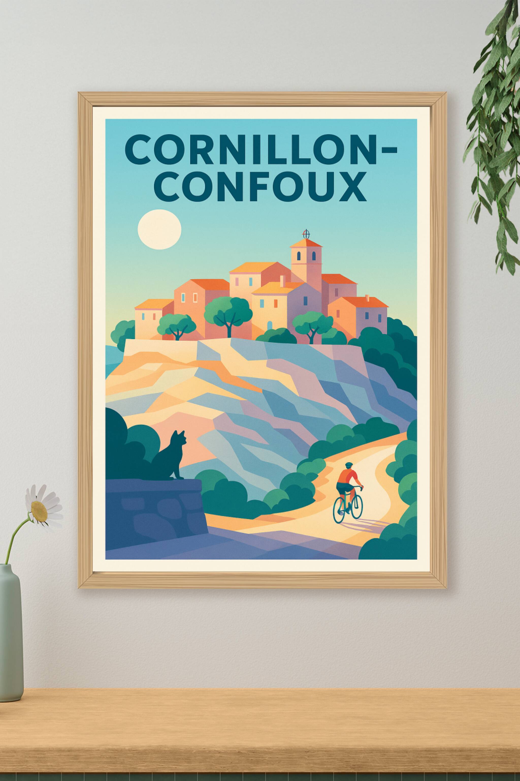 Affiche de Cornillon-Confoux - L'escapade ensoleillée au cœur de la Provence