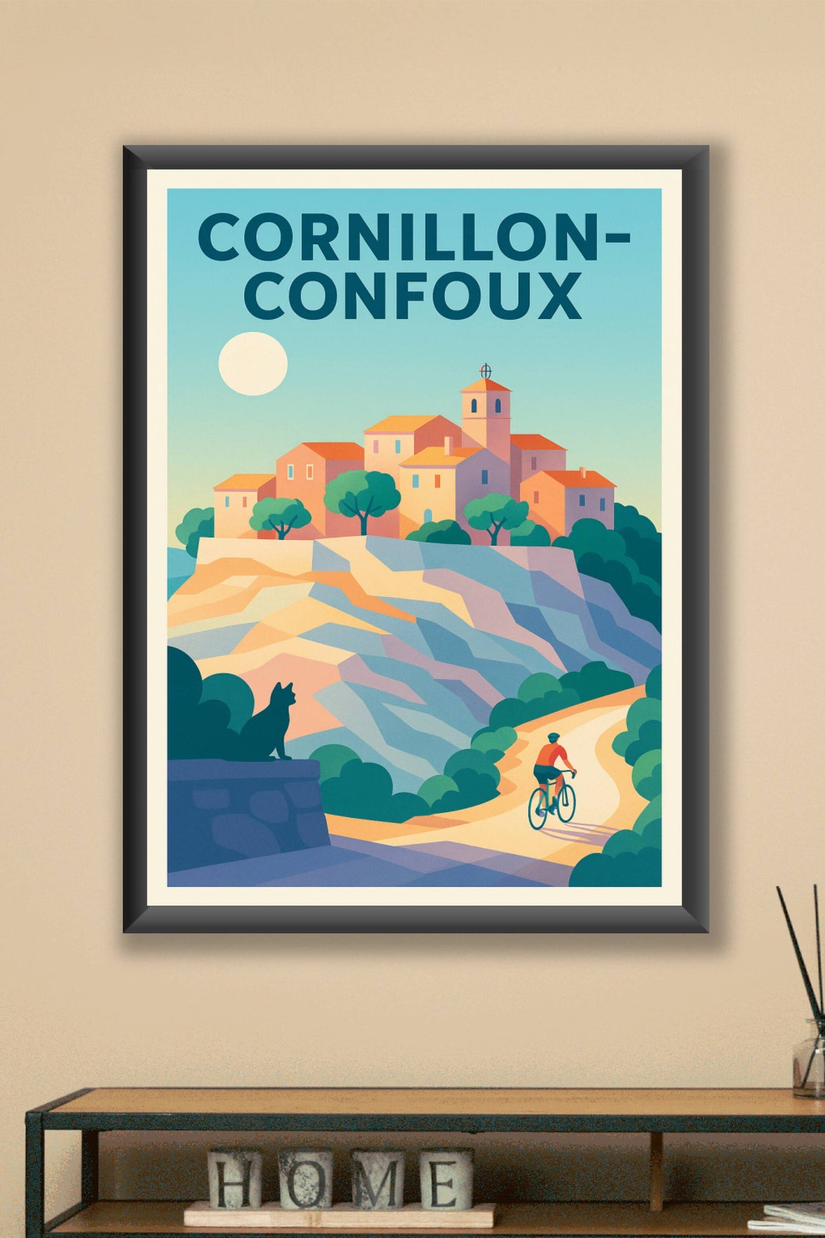 Affiche de Cornillon-Confoux - L'escapade ensoleillée au cœur de la Provence