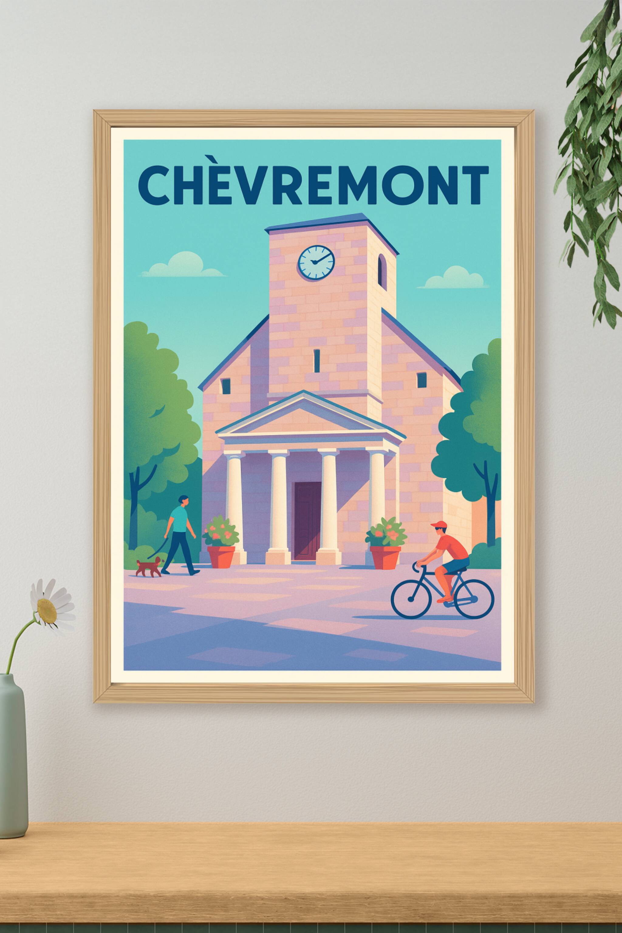Affiche de Chèvremont - Harmonie et douceur en pleine rue