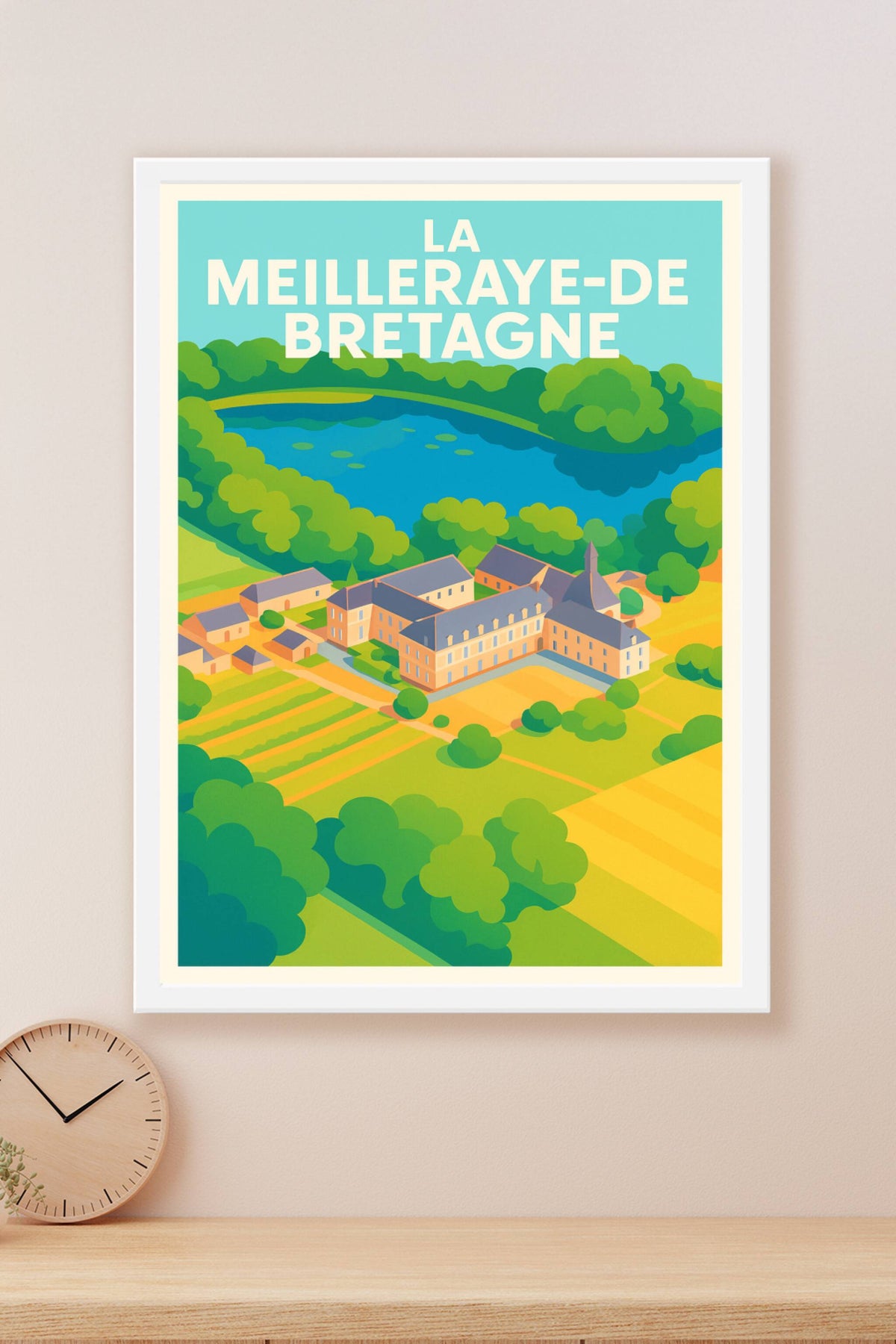 Affiche de La Meilleraye-de-Bretagne - Charme bucolique en couleur