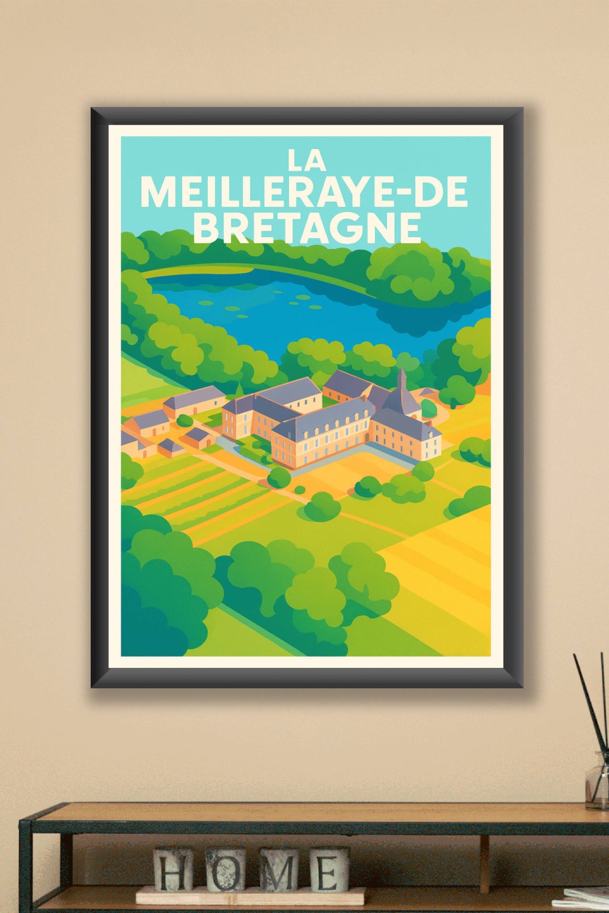 Affiche de La Meilleraye-de-Bretagne - Charme bucolique en couleur