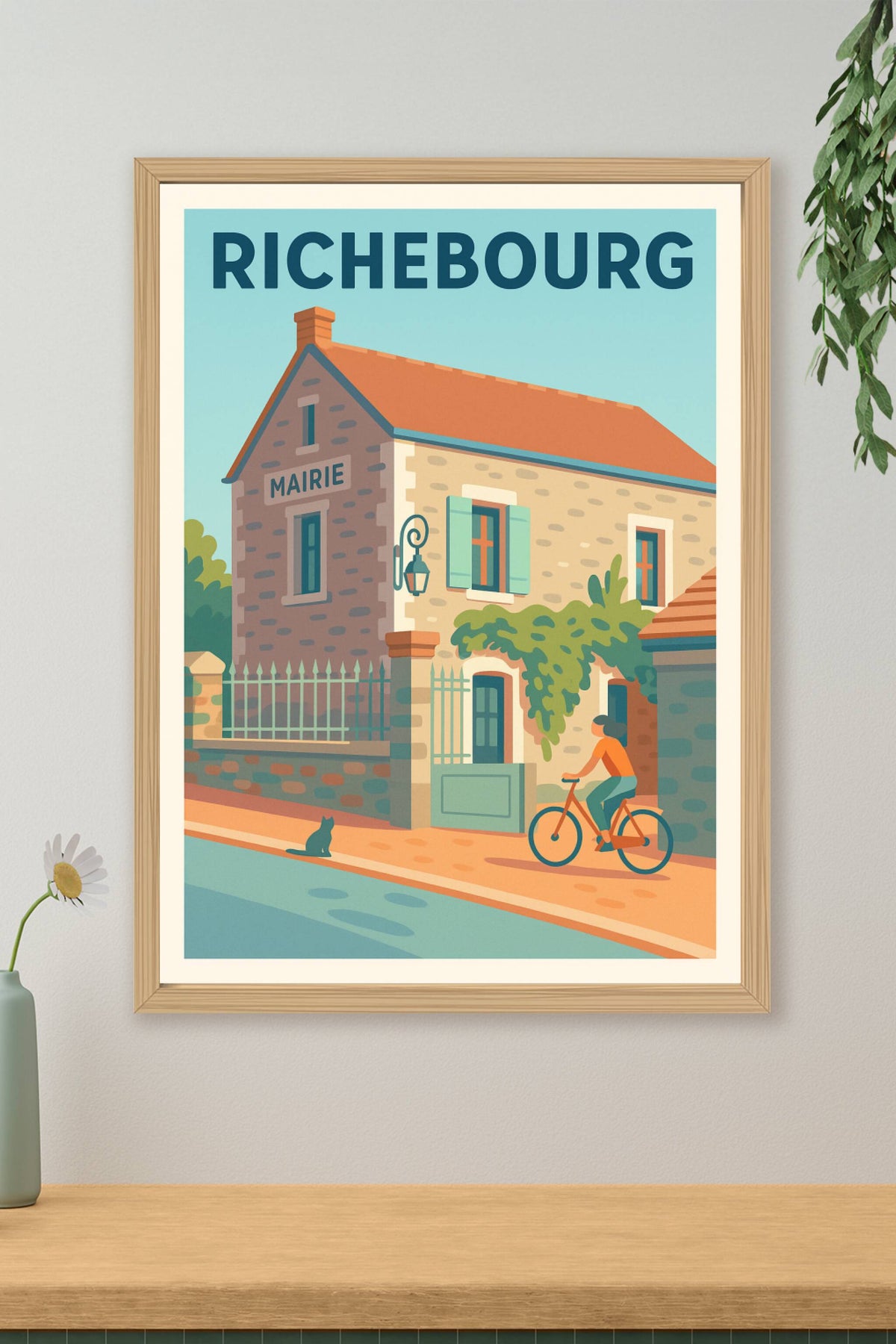 Affiche de Richebourg - Charme intemporel du village