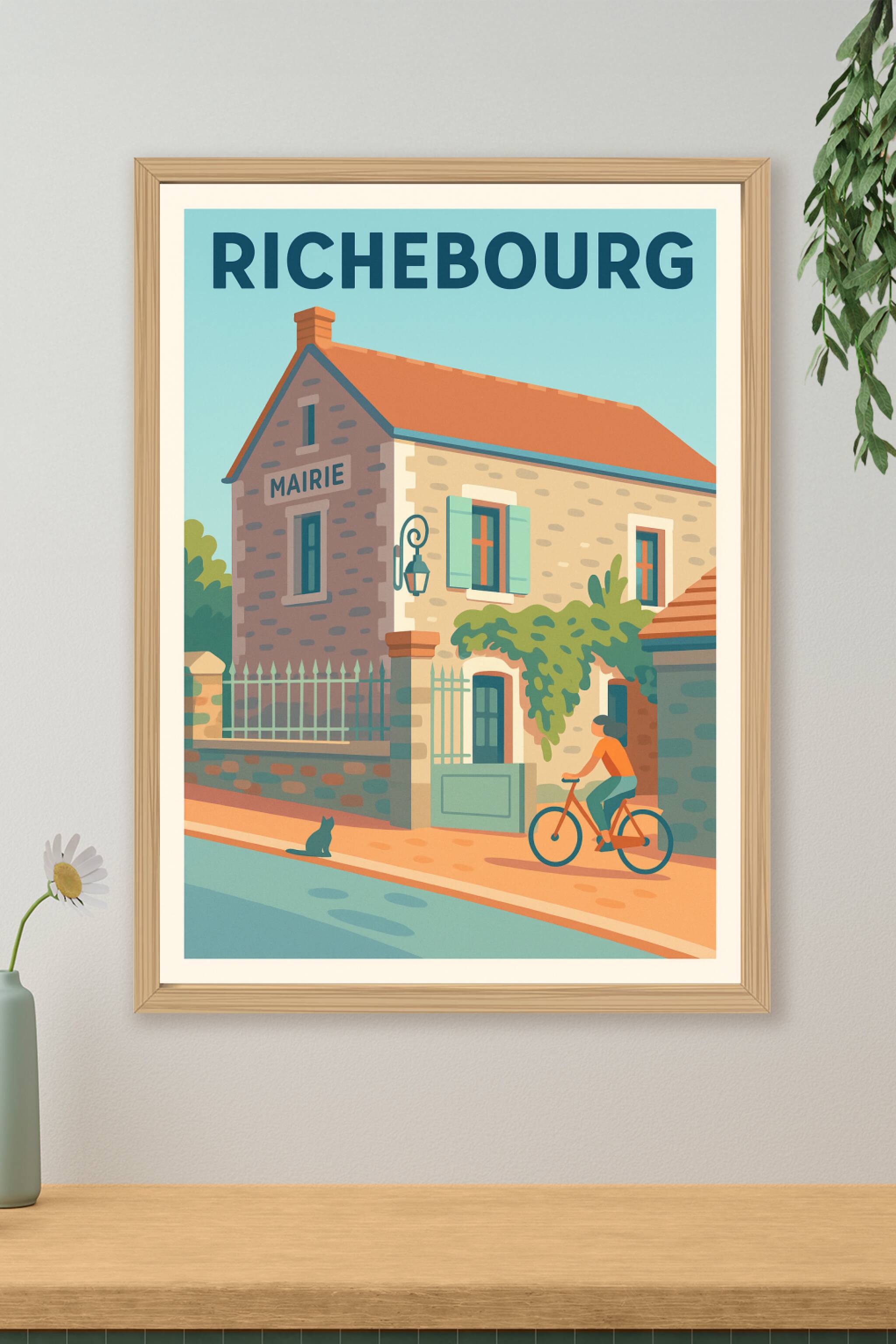 Affiche de Richebourg - Charme intemporel du village