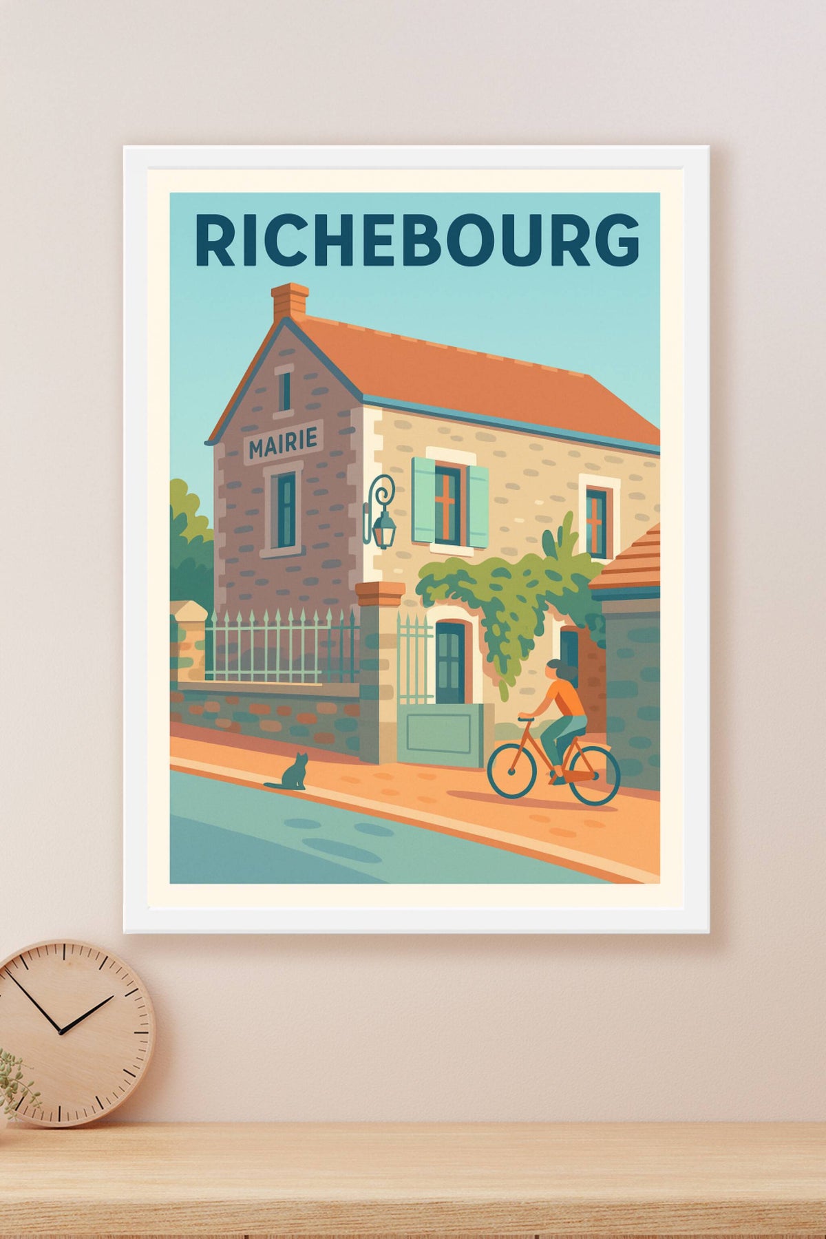 Affiche de Richebourg - Charme intemporel du village