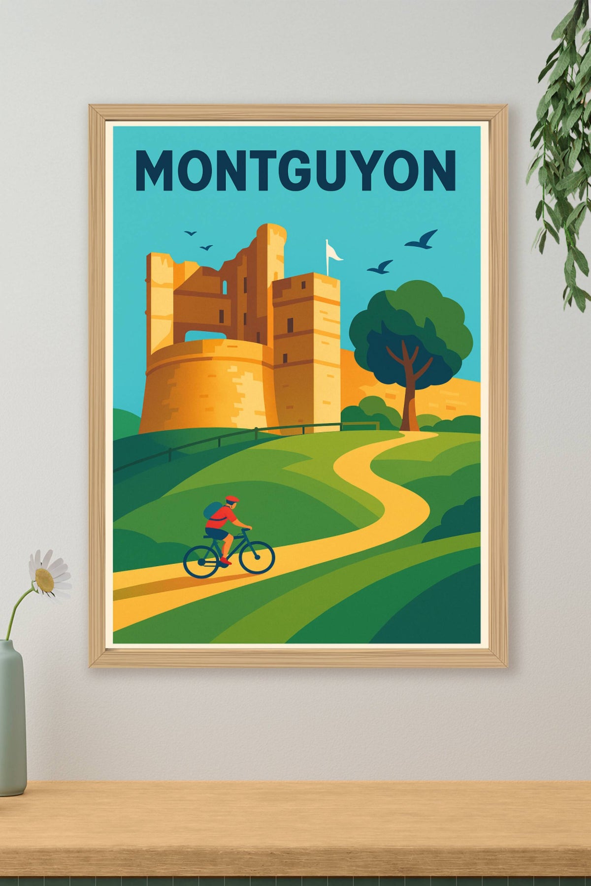 Affiche de Montguyon - La forteresse et ses chemins de balade