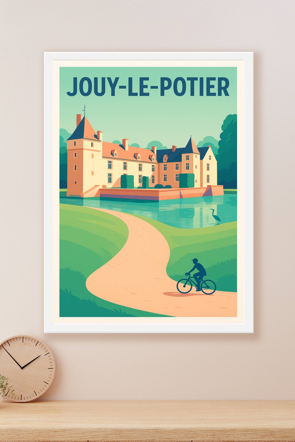 Affiche de Jouy-le-Potier - Élégance et Sérénité au Château