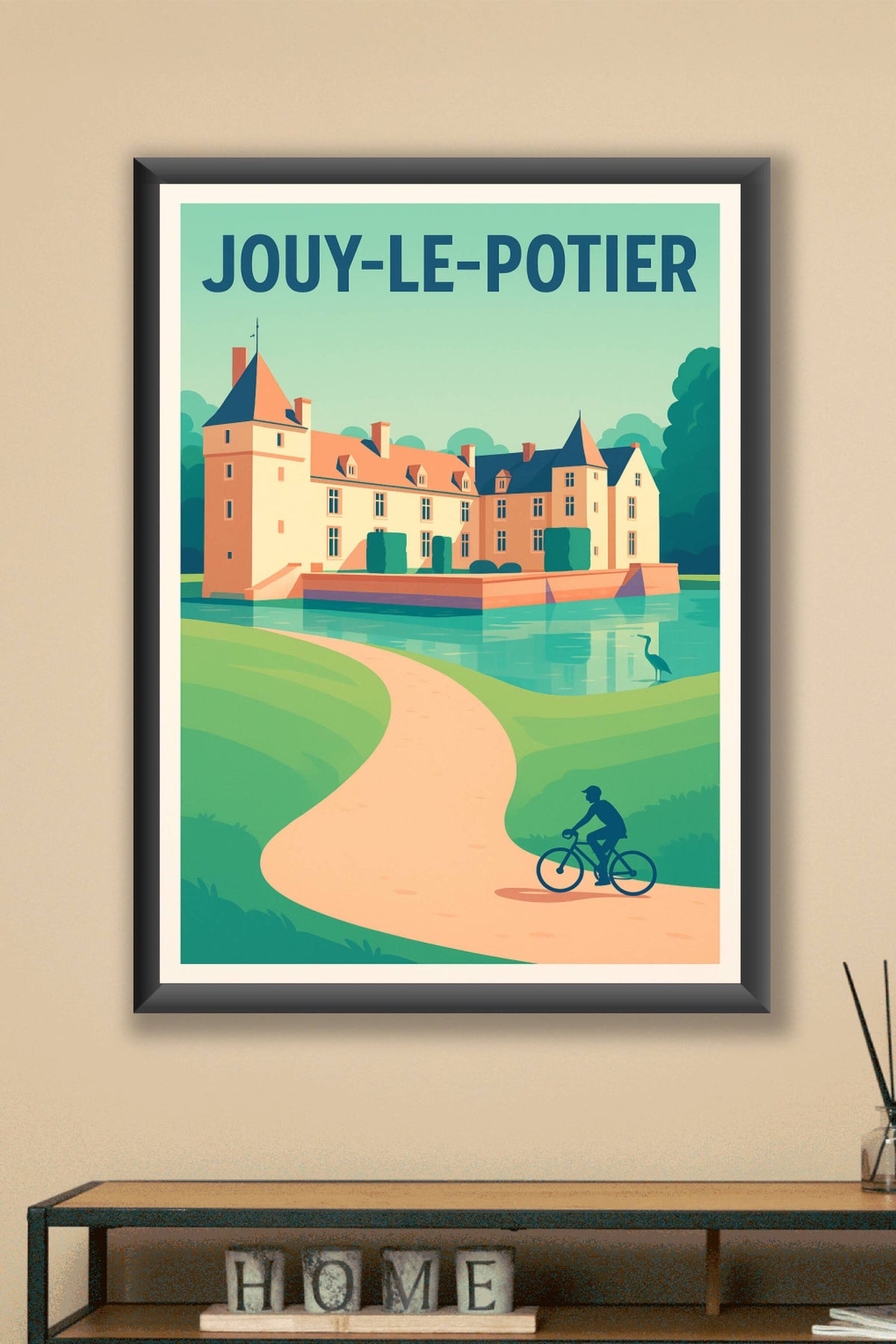Affiche de Jouy-le-Potier - Élégance et Sérénité au Château
